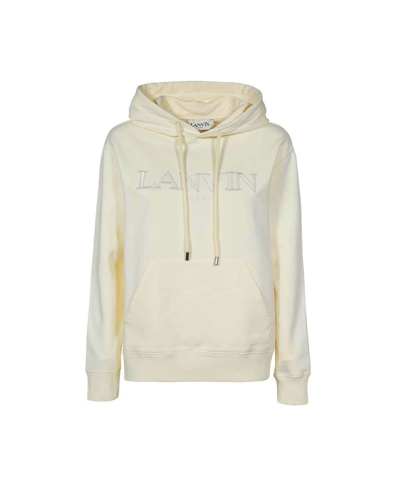 Lanvin Cotton Hoodie - Ivory