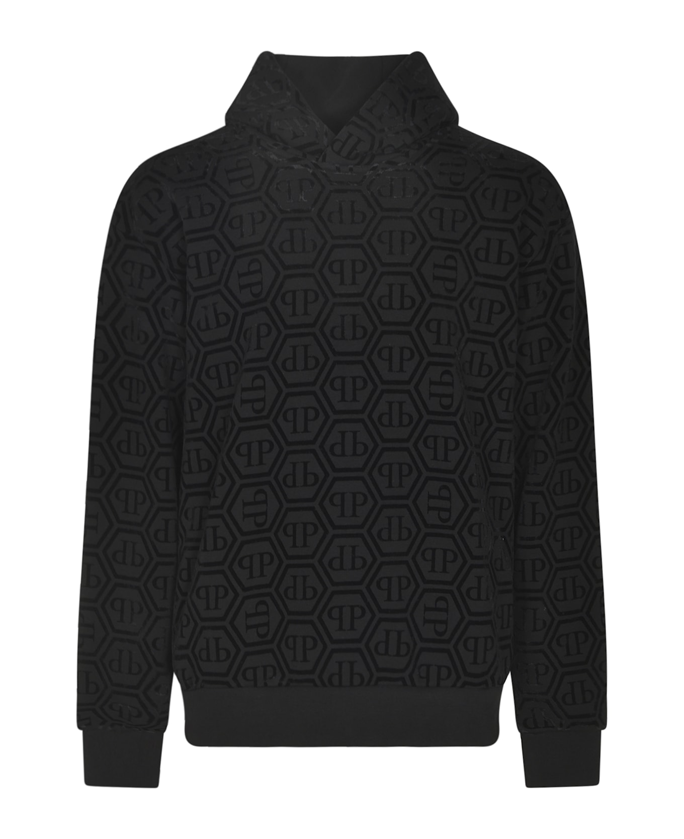 Philipp Plein Hoodie Sweatshirt - Black