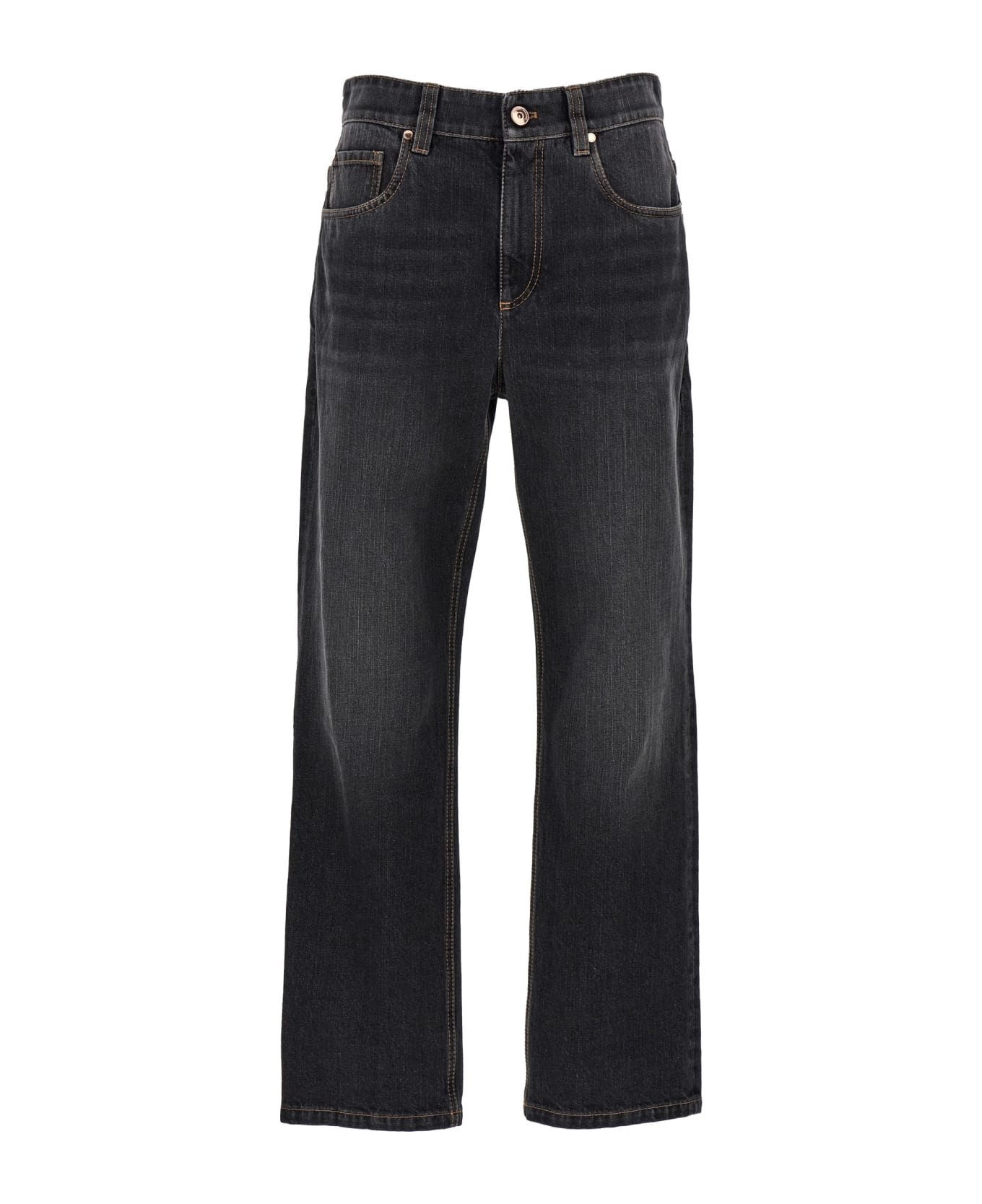 Brunello Cucinelli 'monile' Denim Jeans - Black  