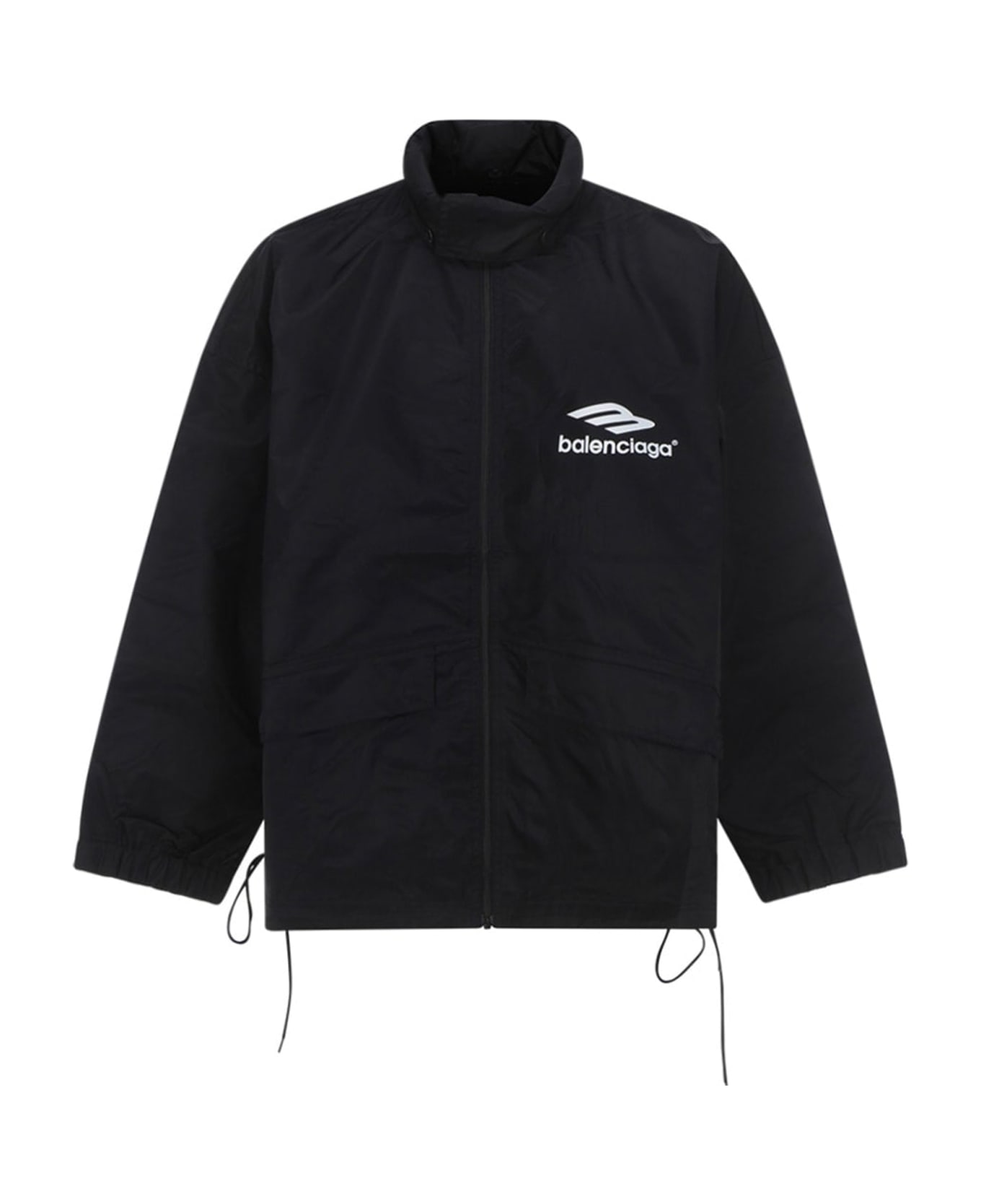 Balenciaga Windbreaker Jacket - Black ジャケット