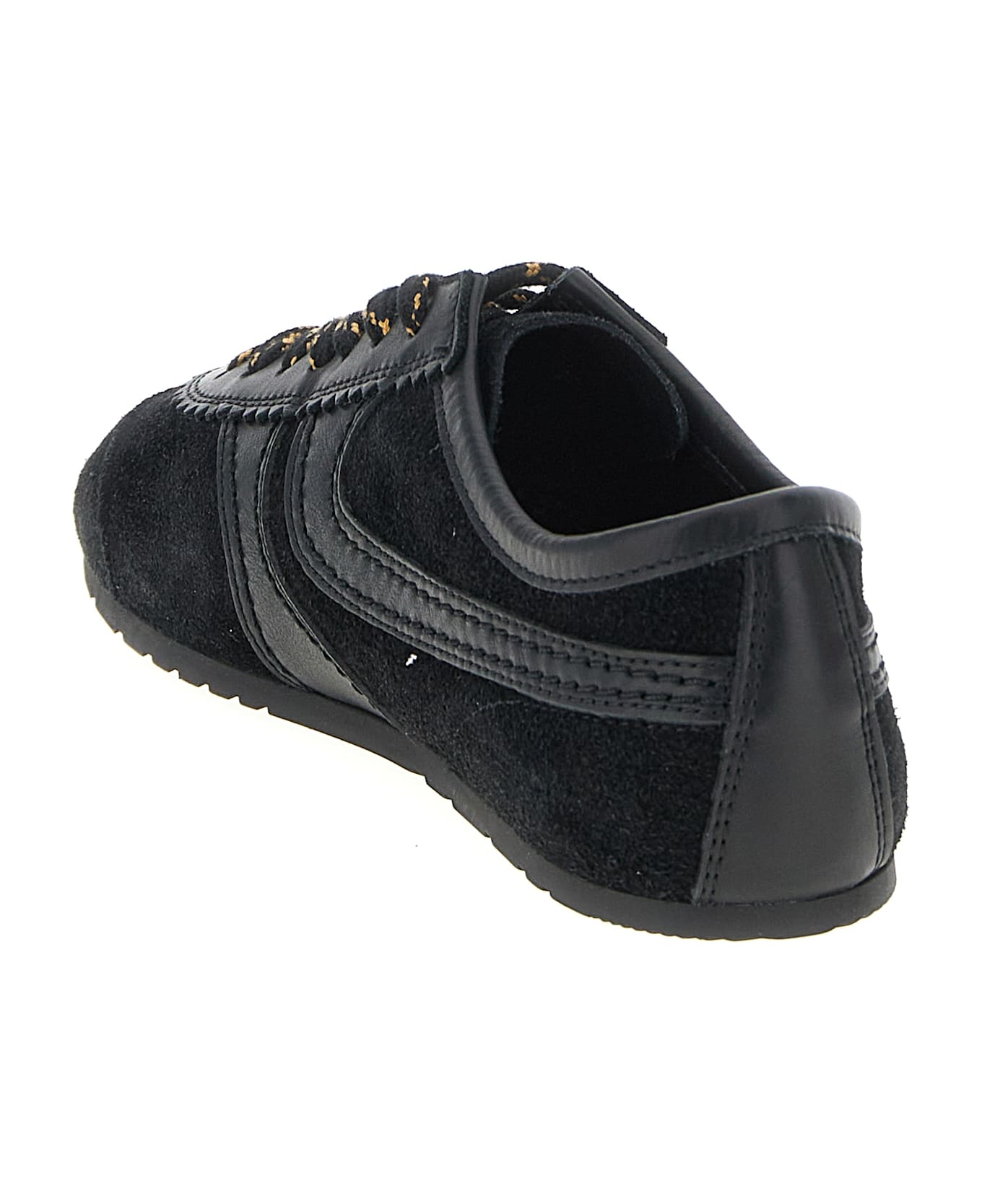 Dries Van Noten Suede Sneakers - Black  