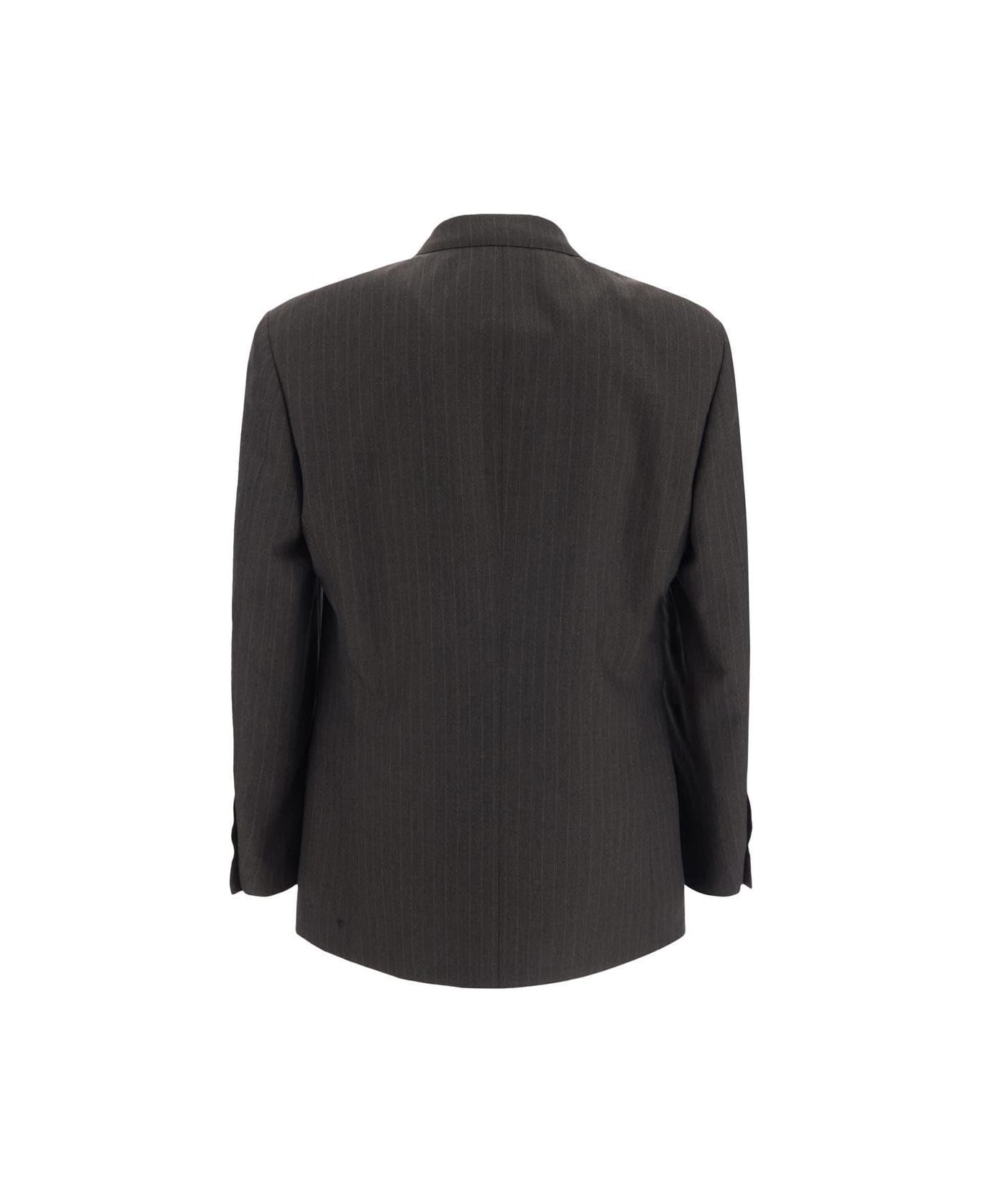 Gucci Double Breasted Jacket - BROWN