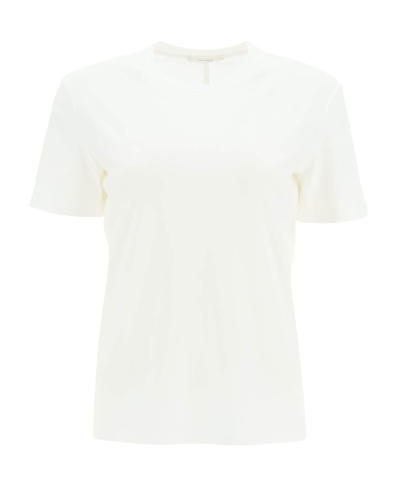 The Row 'wesler' Cotton T-shirt - BWH BRIGHT WHITE