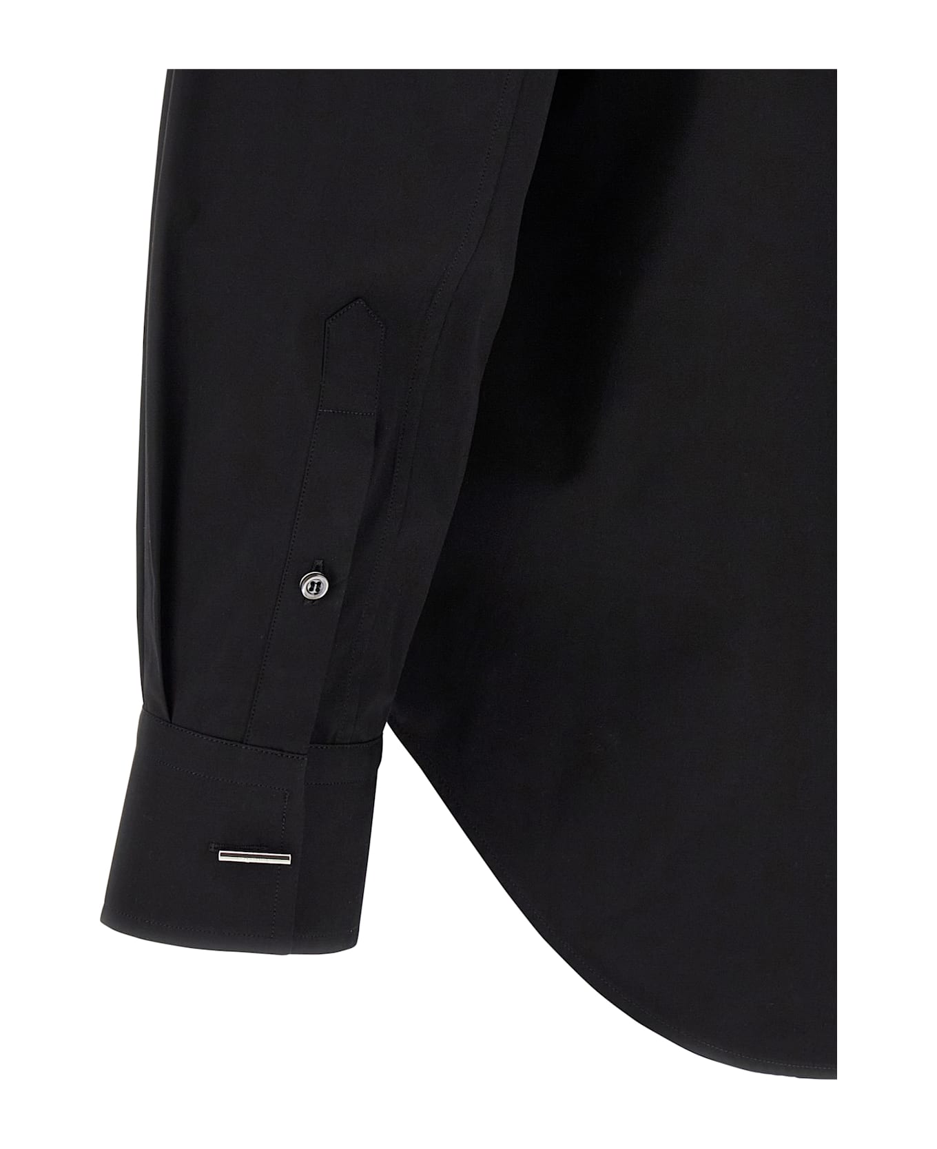 Alexander McQueen Logo Embroidery Shirt - Black  