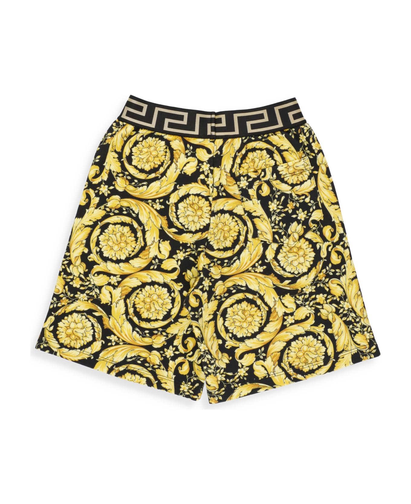 Versace Barocco Shorts - NERO+ORO