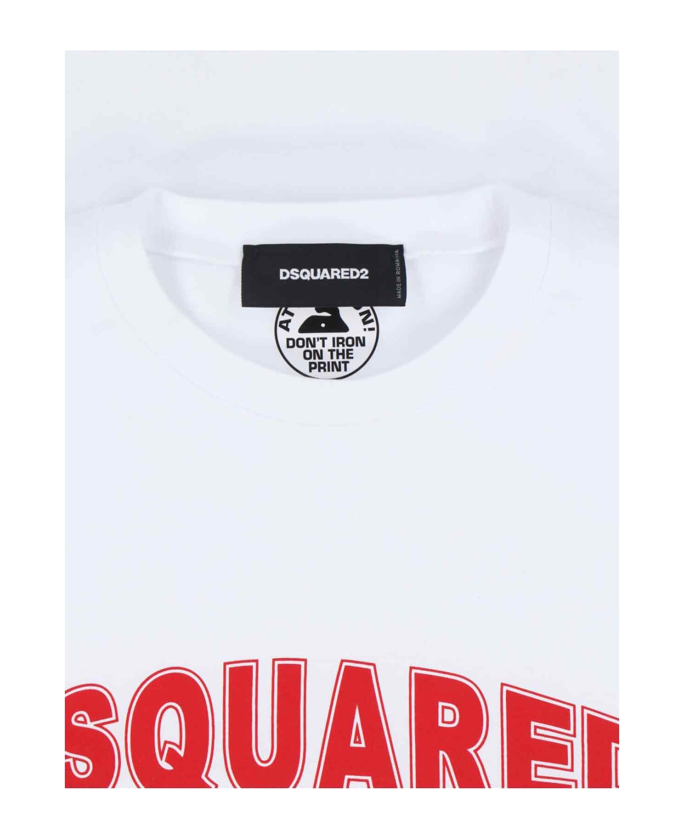 Dsquared2 "cool Fit" Logo T-shirt - White