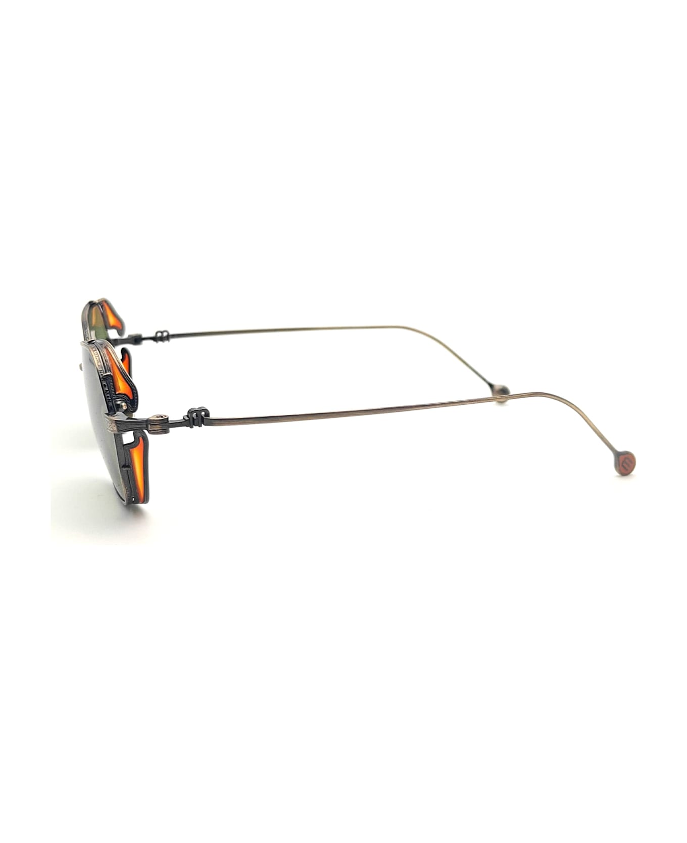 Matsuda M3153 - Antique Gold / Sage Green Sunglasses - antique gold