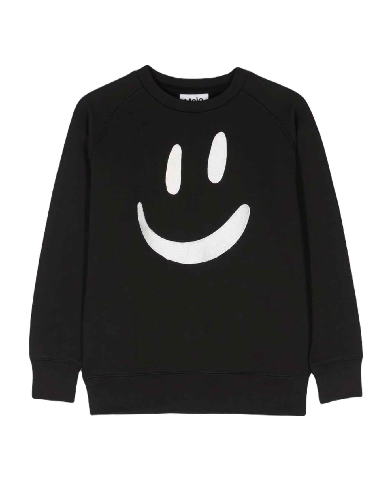 Molo Black Sweatshirt Unisex Kids - Nero ニットウェア＆スウェットシャツ