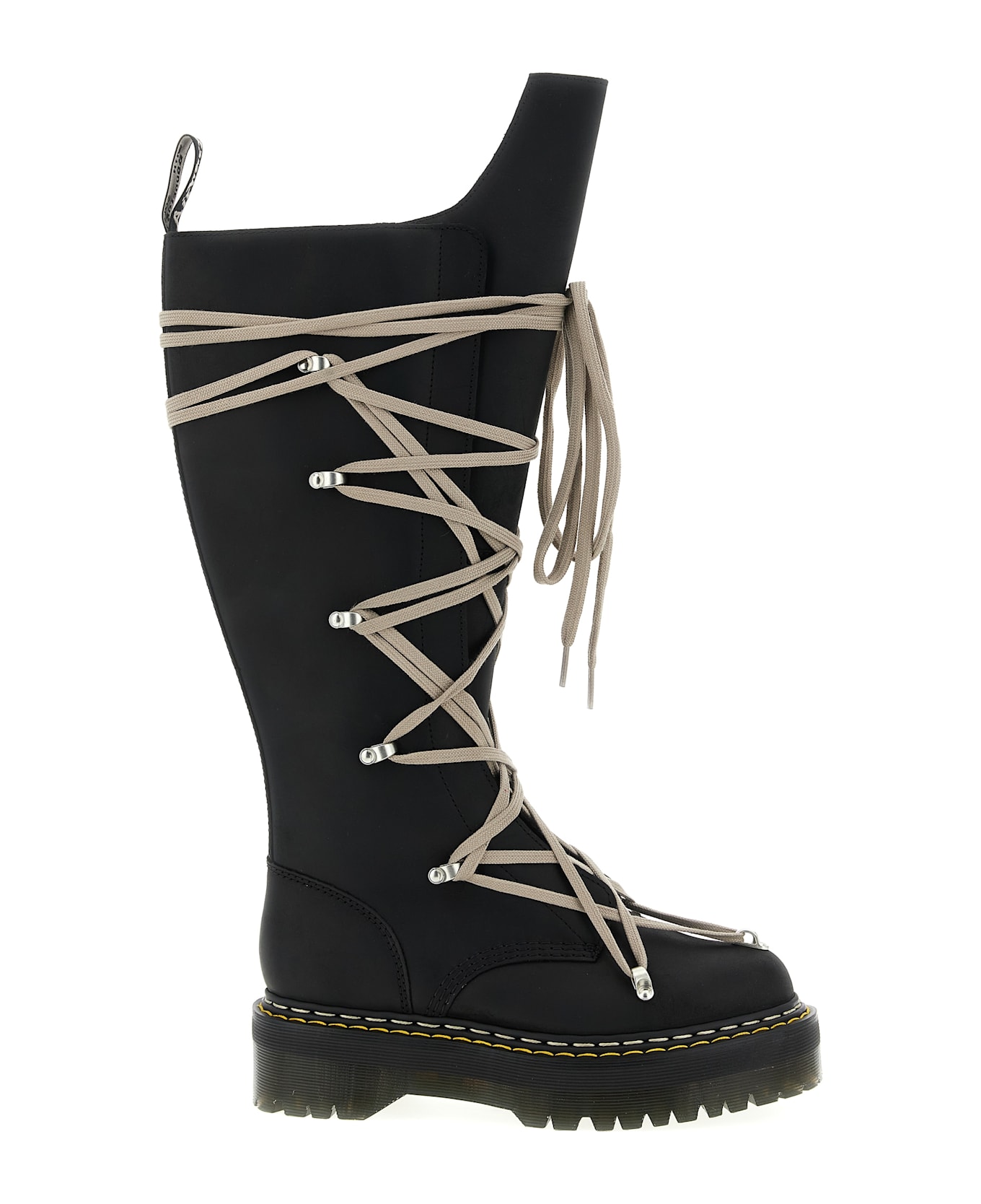 Rick Owens Dr.martens X Rick Owens Capsule Combat Boots - Black   ブーツ