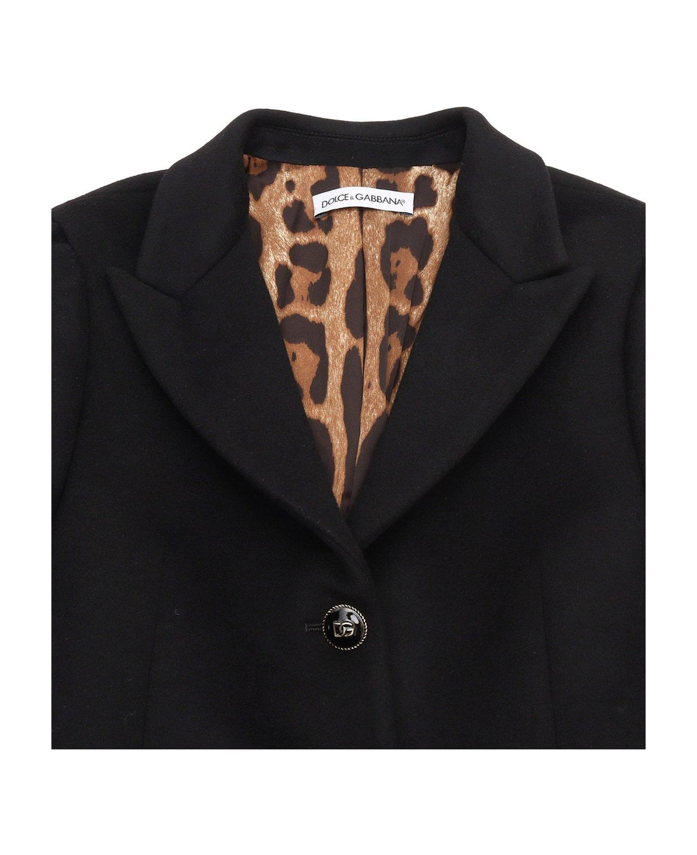 Dolce & Gabbana Singled-breasted Mid-length Coat