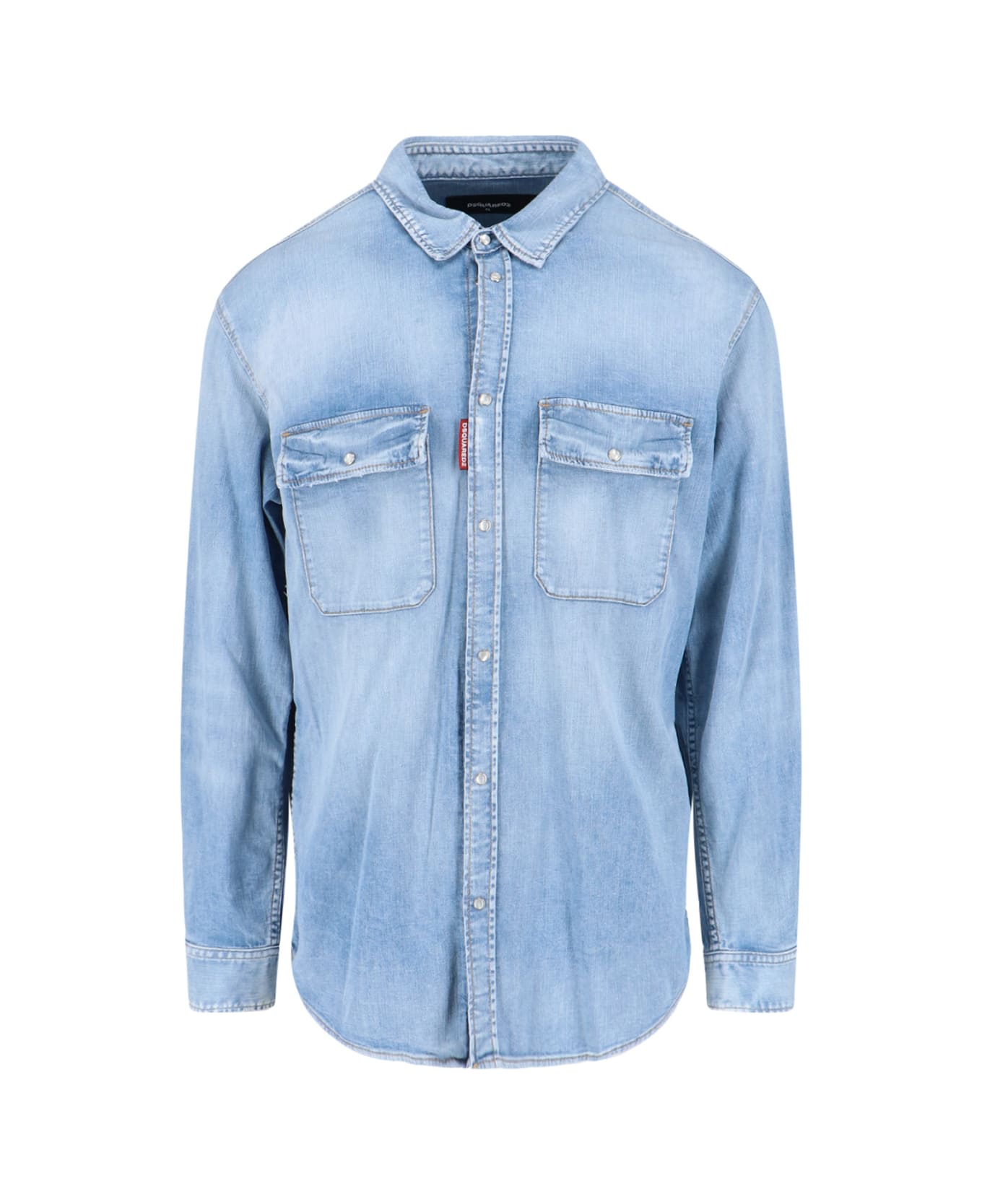 Dsquared2 Logo Shirt - Light Blue
