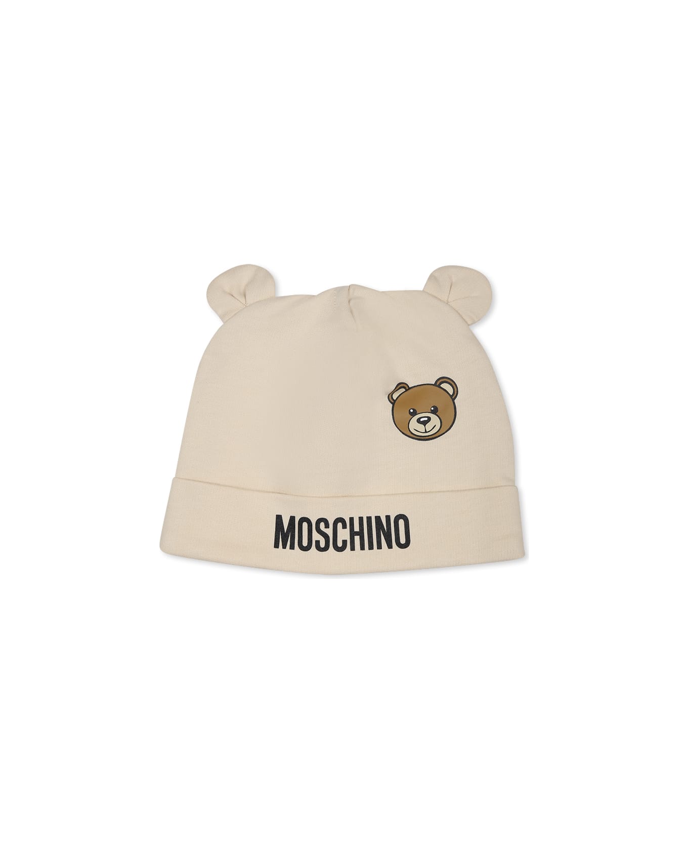 Moschino Beige Accessory Set For Babykids With Teddy Bear - Beige