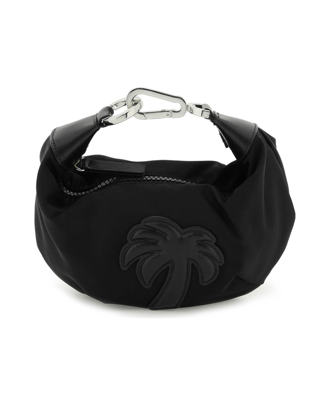 Palm Angels Hobo Palm Mini Handbag - Nero