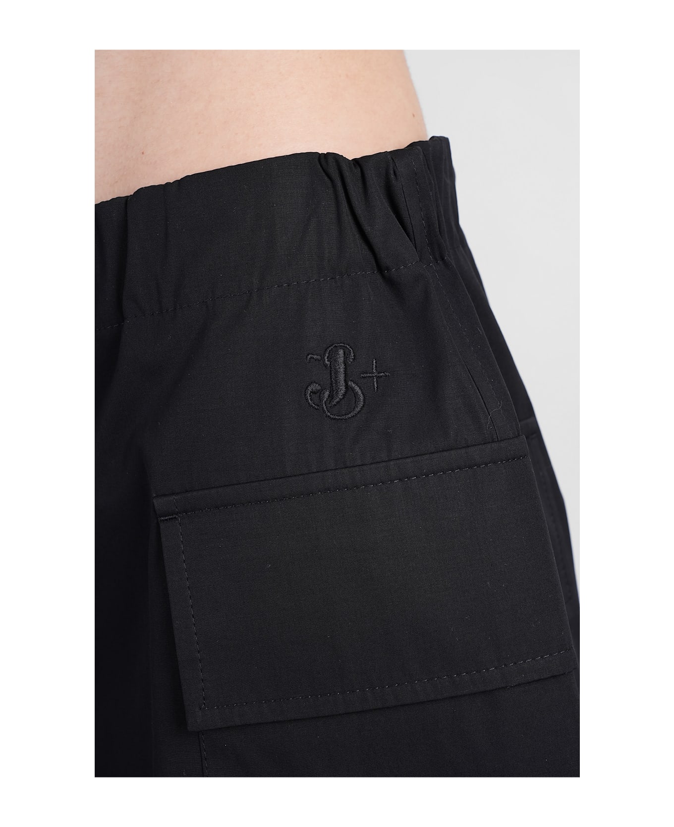 Jil Sander Shorts In Black Cotton - black
