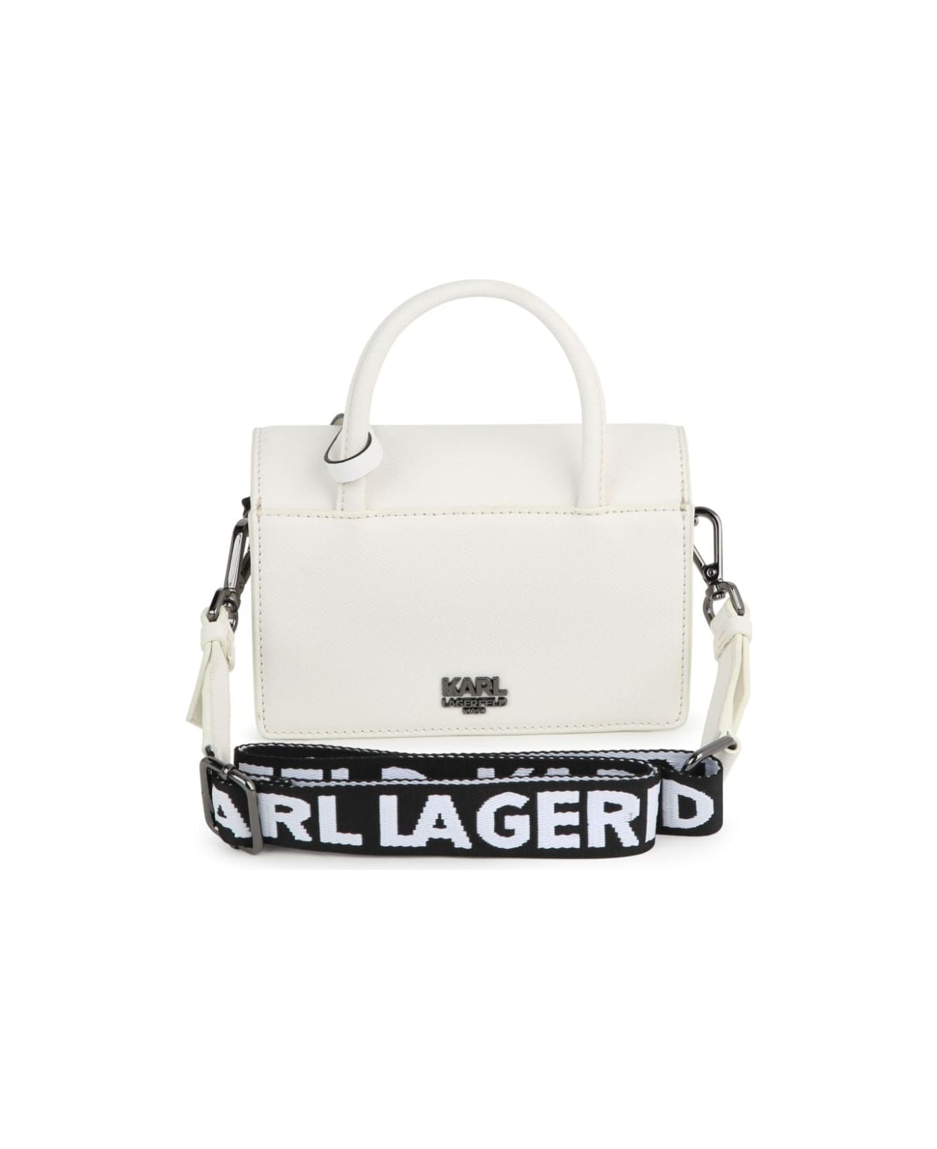 Karl Lagerfeld Kids Borsa A Spalla Con Ciondolo Choupette - Beige