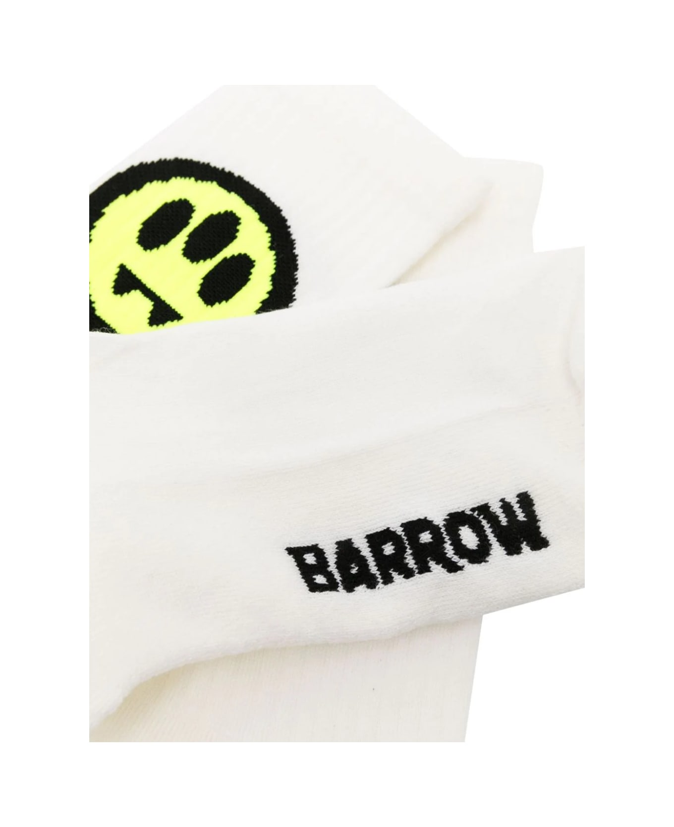 Barrow White Socks With Logo - White