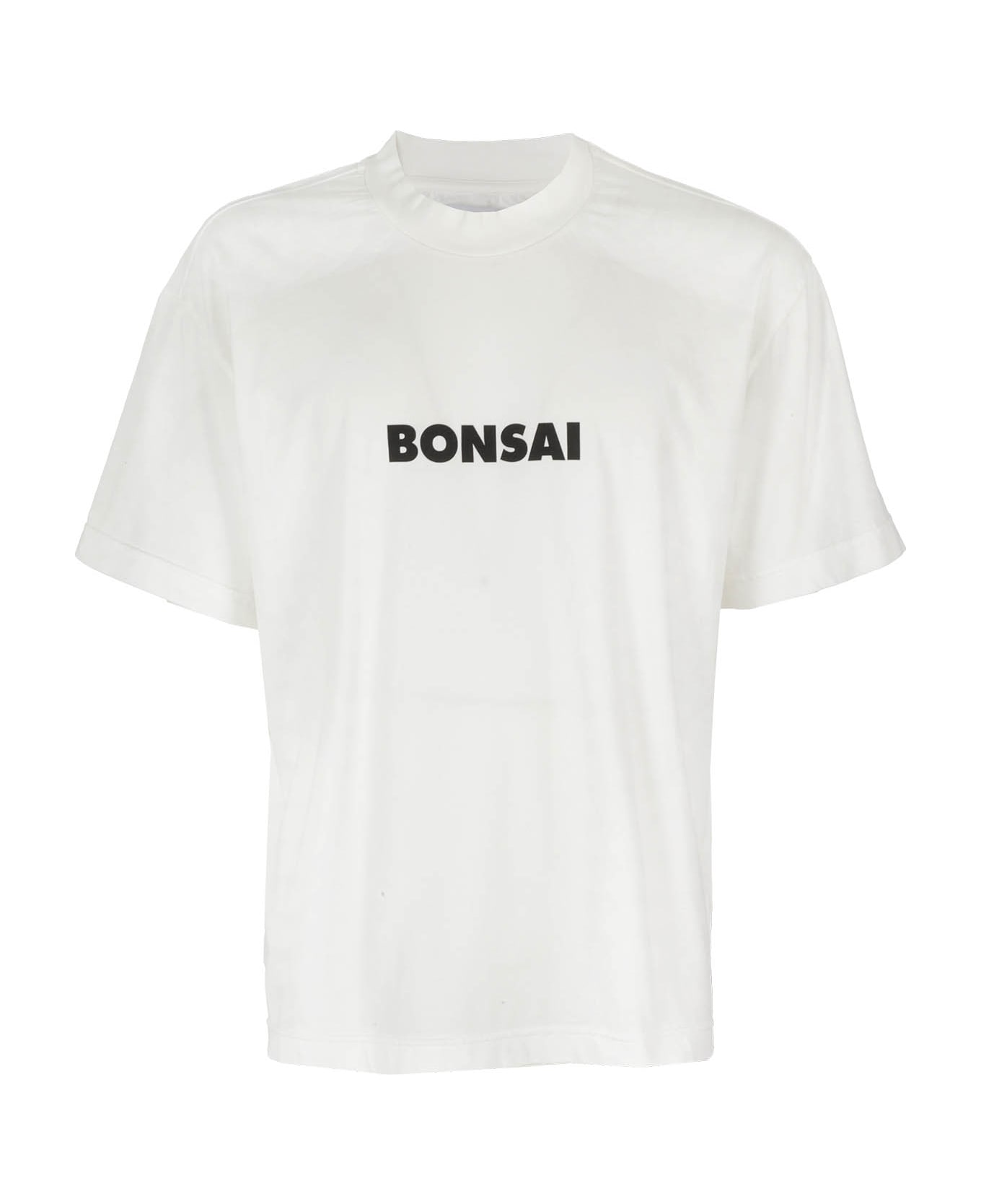 Bonsai Regular Tee, Logo - White White