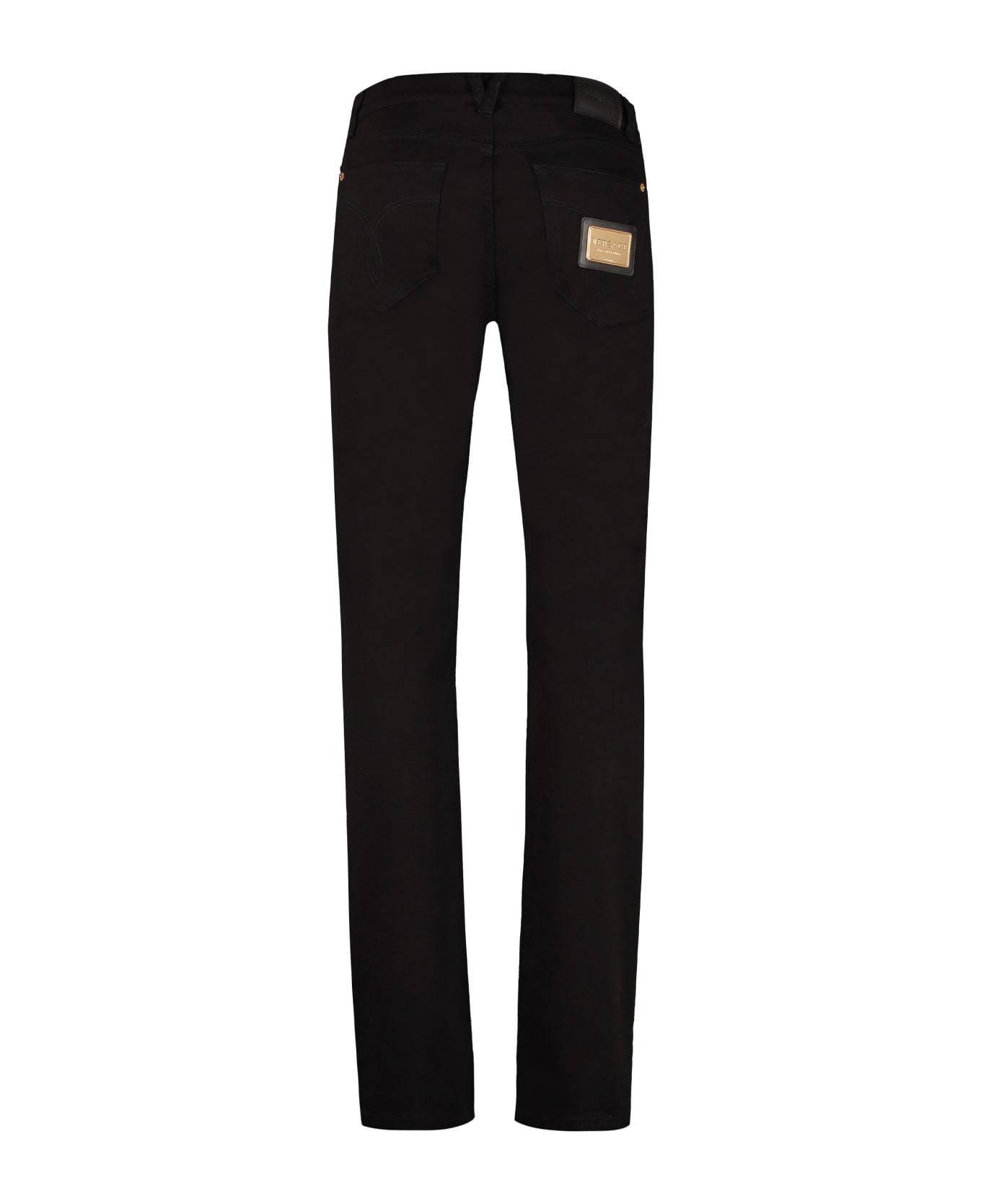 Versace 5-pocket Slim Fit Jeans - Nero