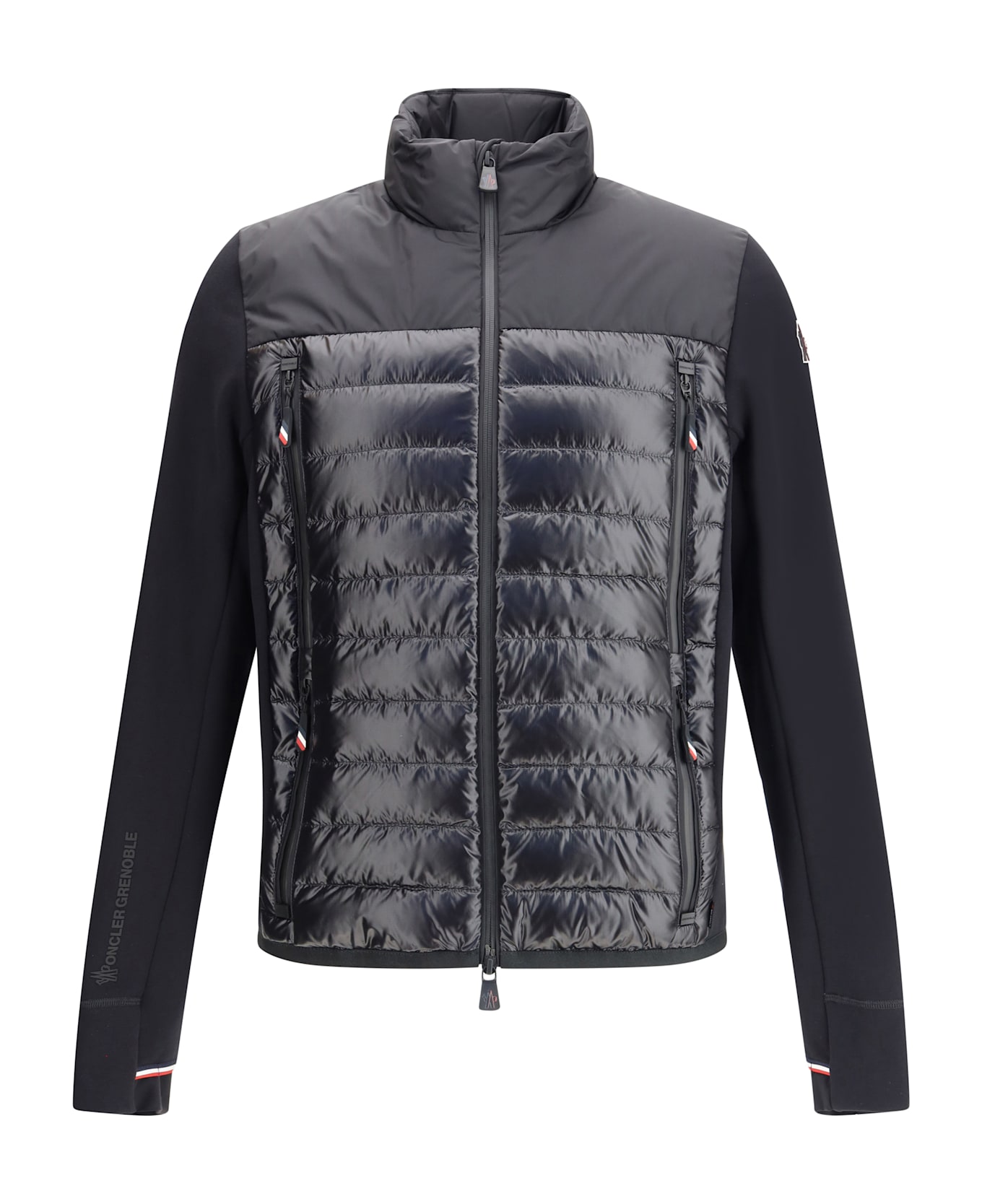 Moncler Grenoble Padded Polartec® Zip-up Jacket - BLACK