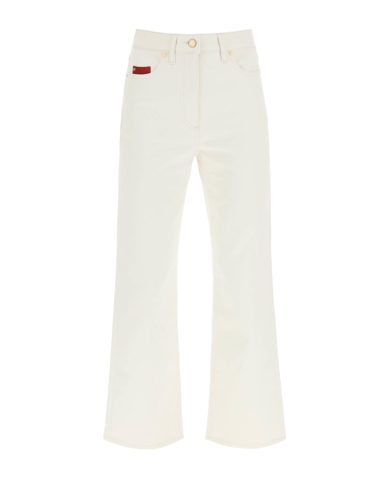 Agnona Cotton Cashmere Jeans - CHALK (Beige) ボトムス