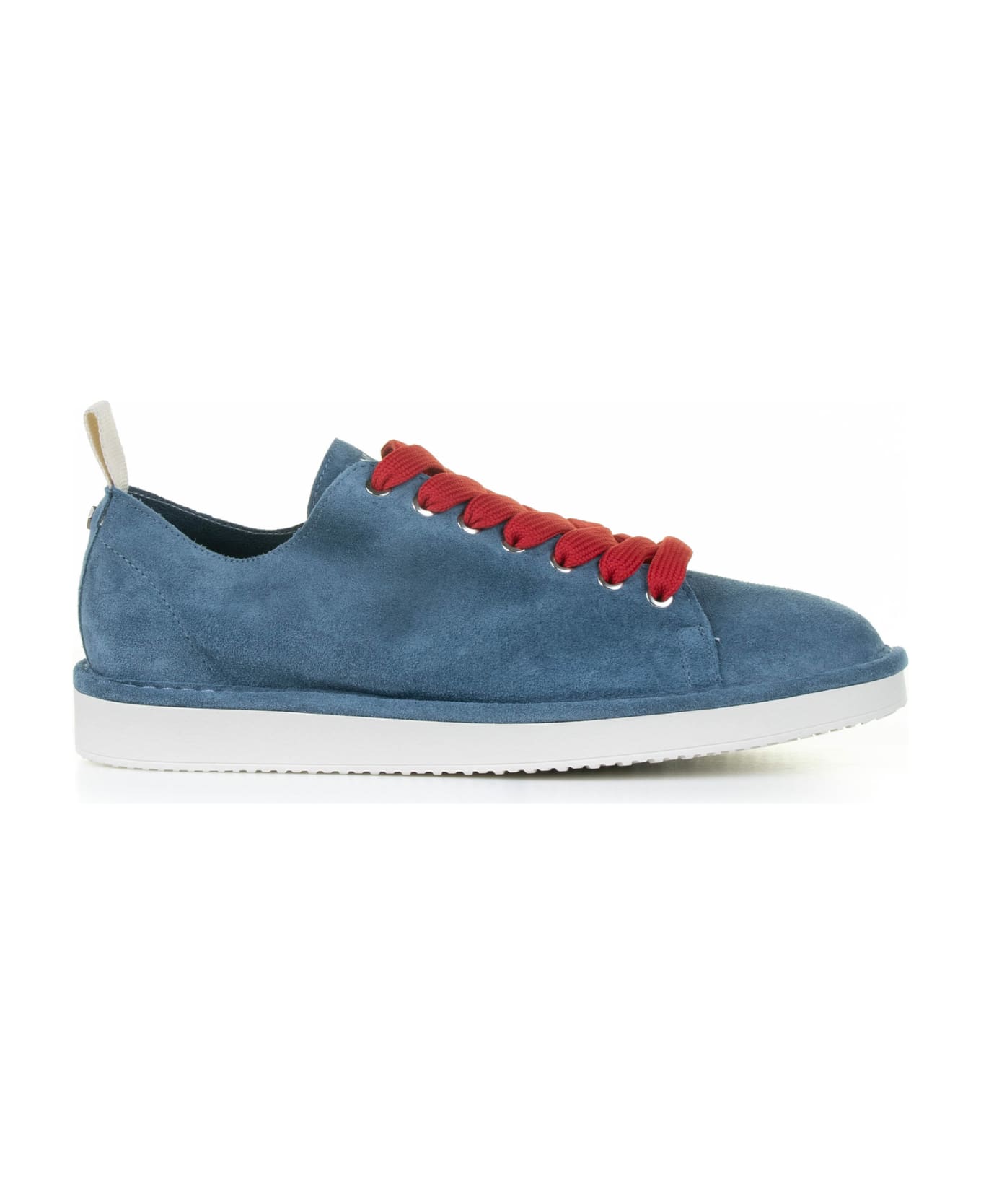 Panchic Sneaker In Blue Suede - BASIC BLUE- RED スニーカー