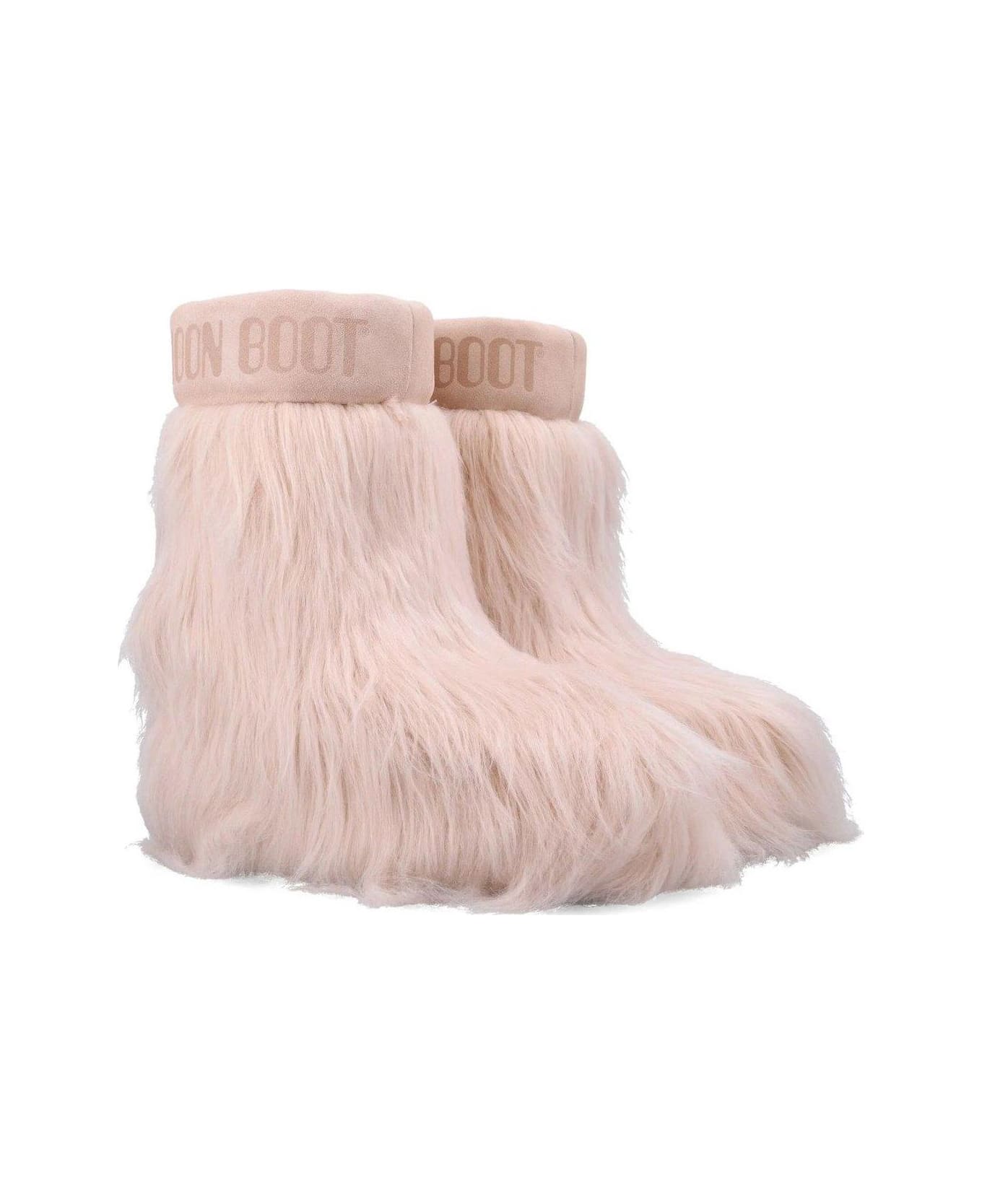 Moon Boot Icon Embroidered Boots - Rosa