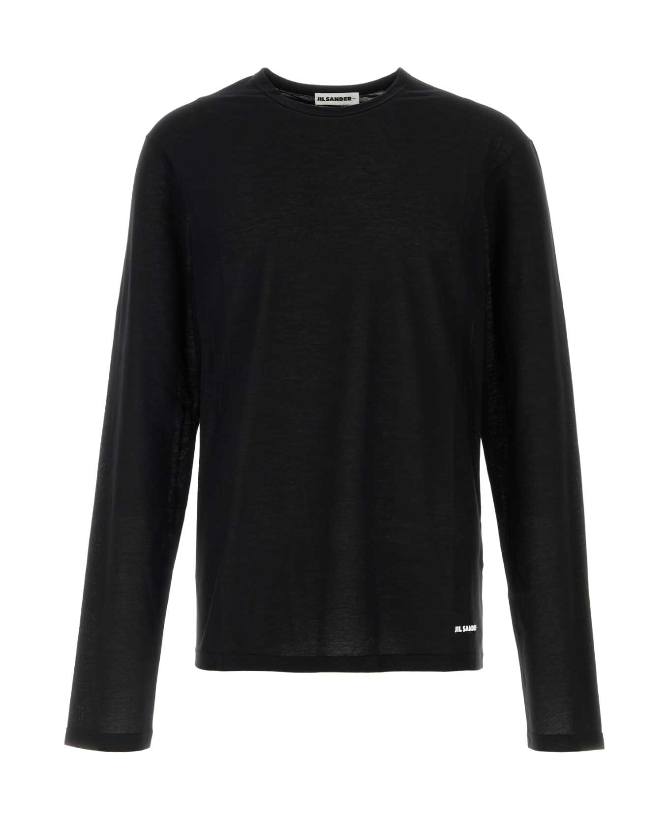 Jil Sander Black Cotton T-shirt - 001