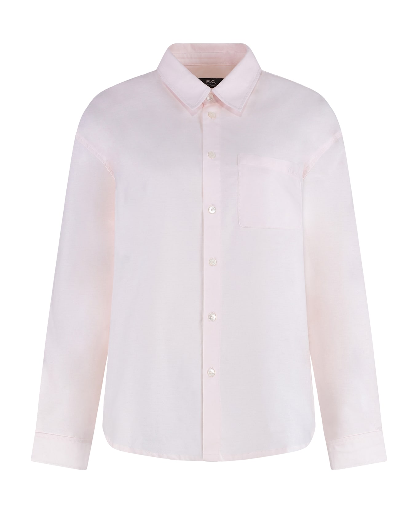 A.P.C. Boyfriend Cotton Shirt - Pink
