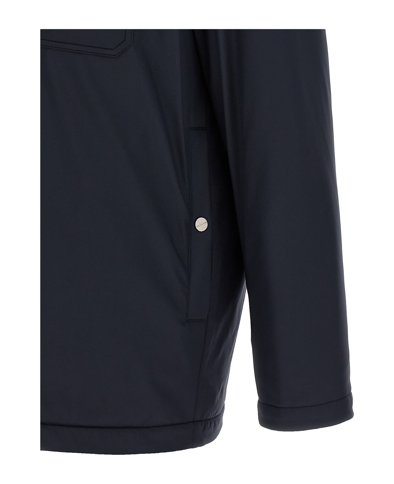 Kiton Padded Overshirt - Blue