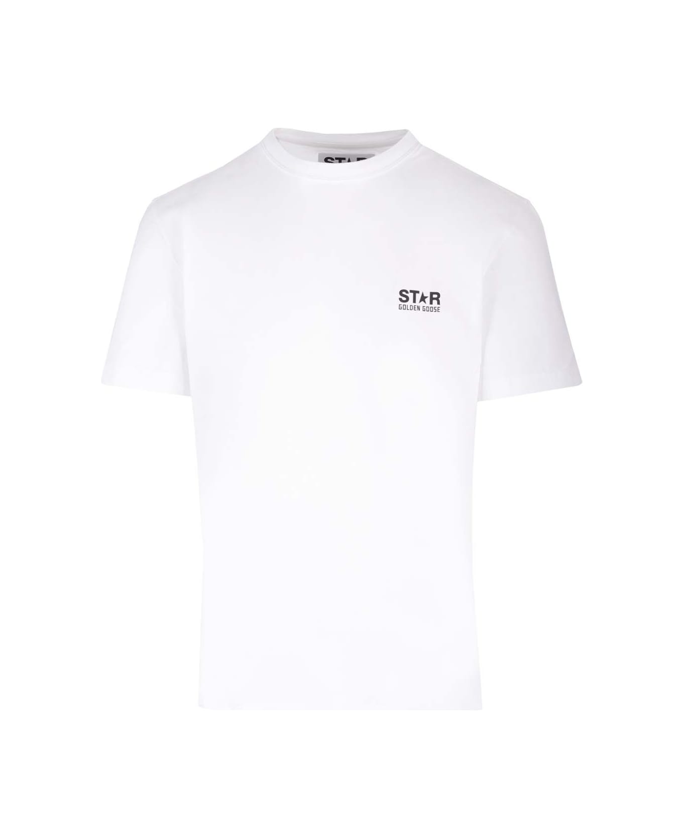 Golden Goose Star T-shirt - WHITE/BLACK