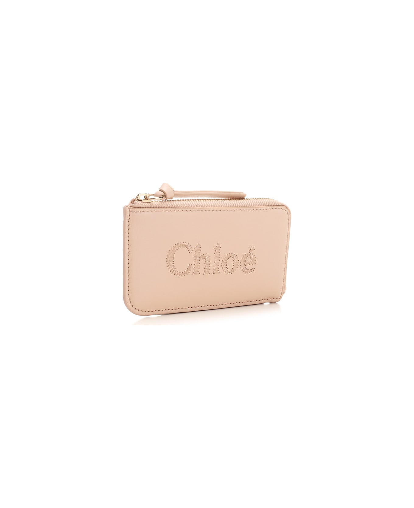 Chloé Zipped Card Holder - Powder 財布