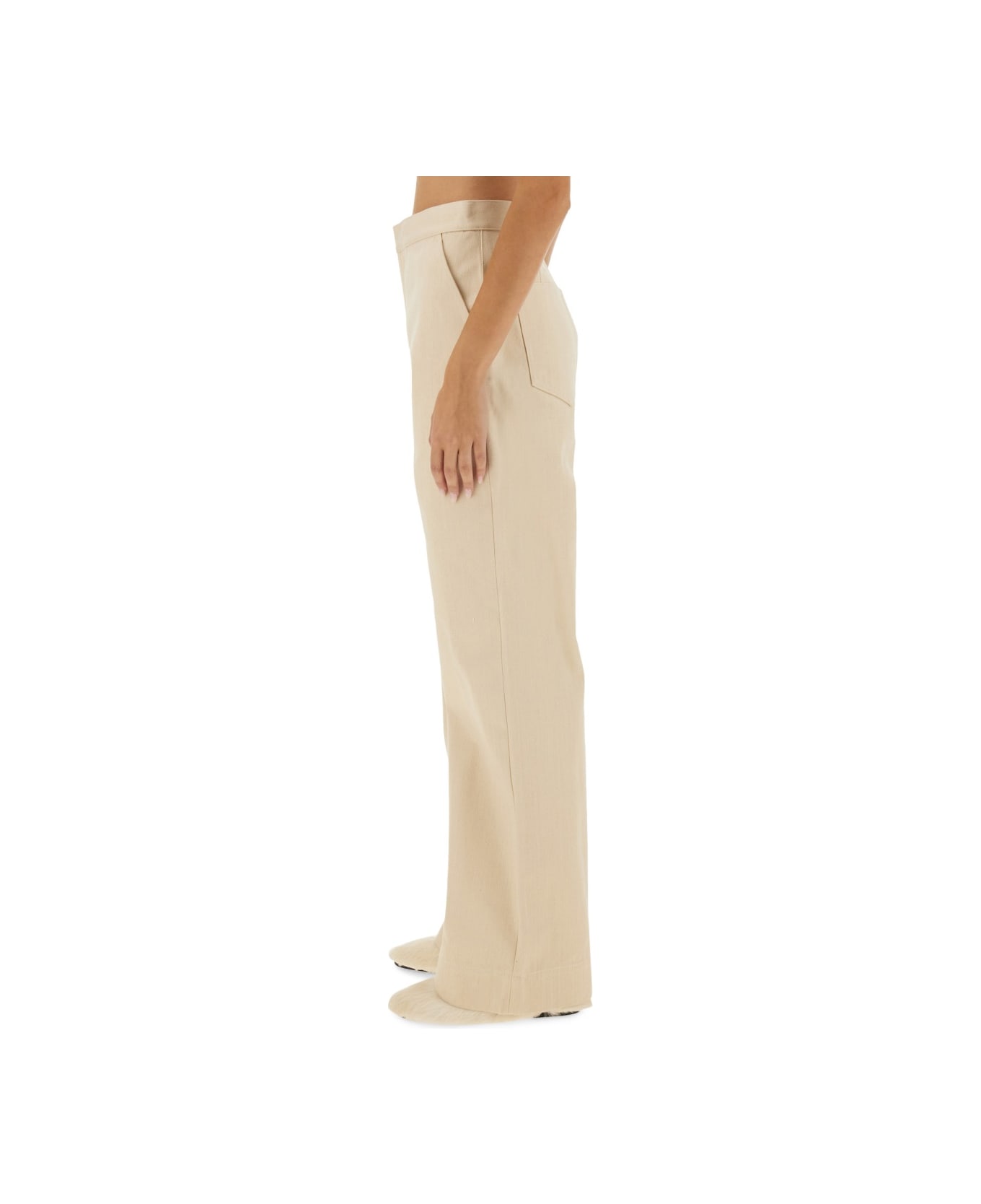 Jil Sander Flared Pants - IVORY