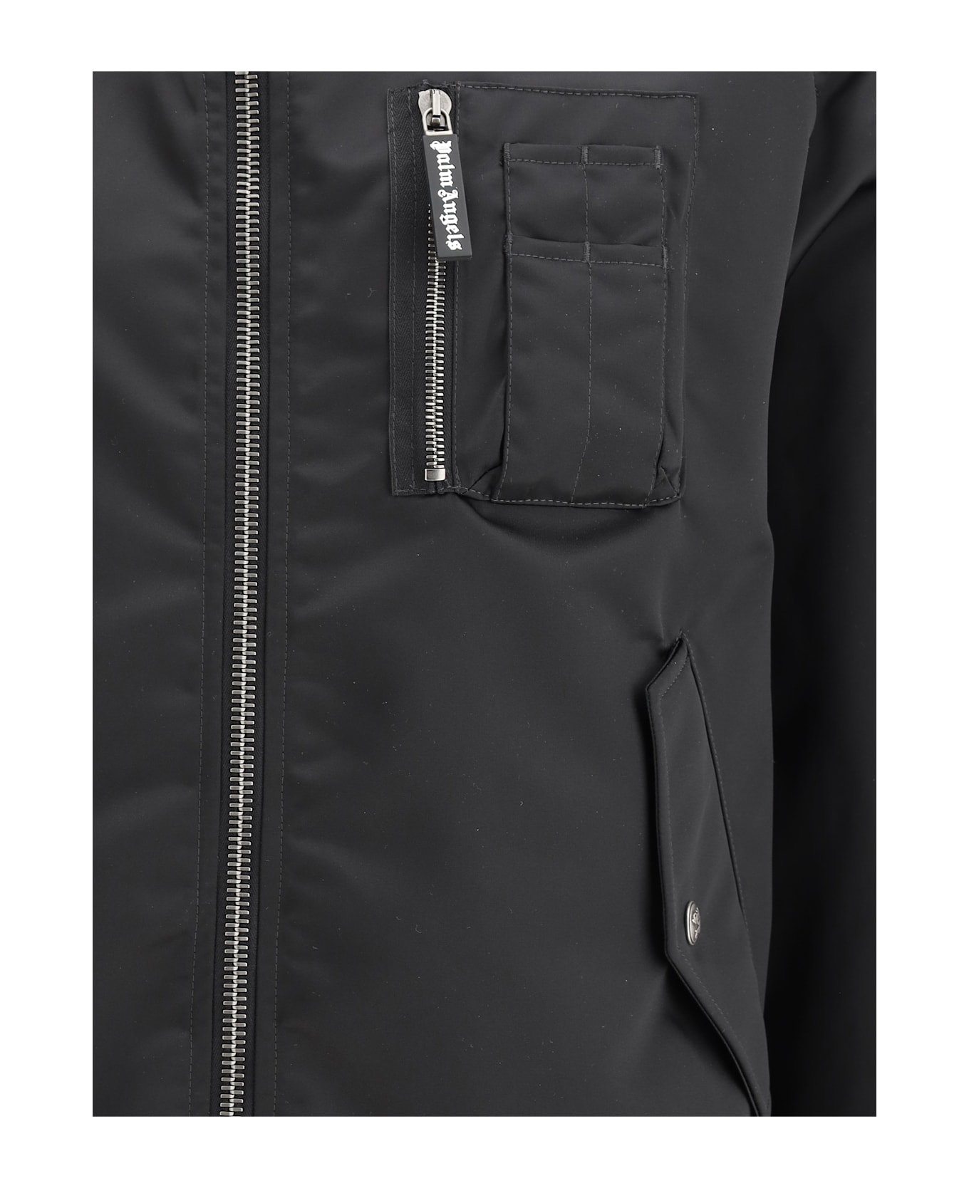 Palm Angels Bomber Jacket - Black - Black