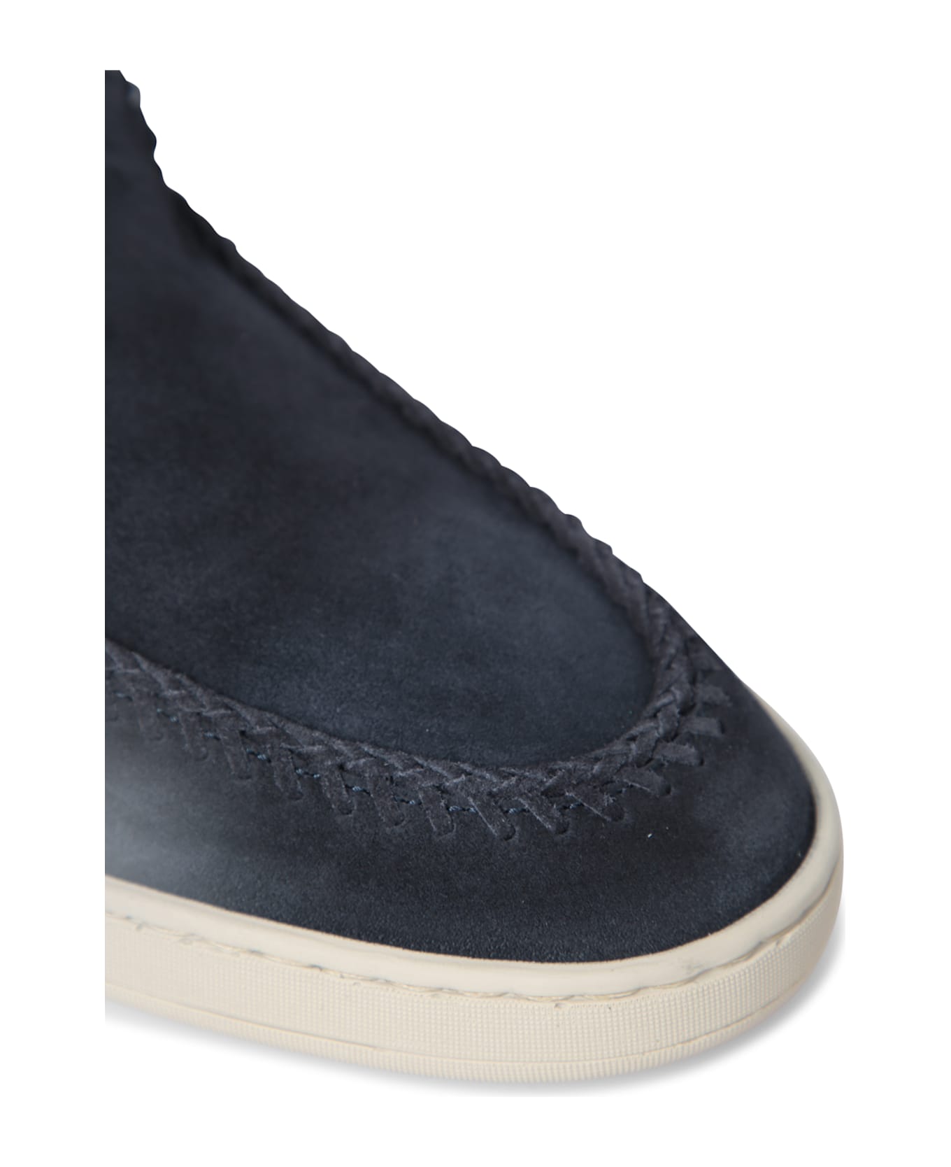 Officine Creative Driver Suede Herbie Blue Loafers - Blue