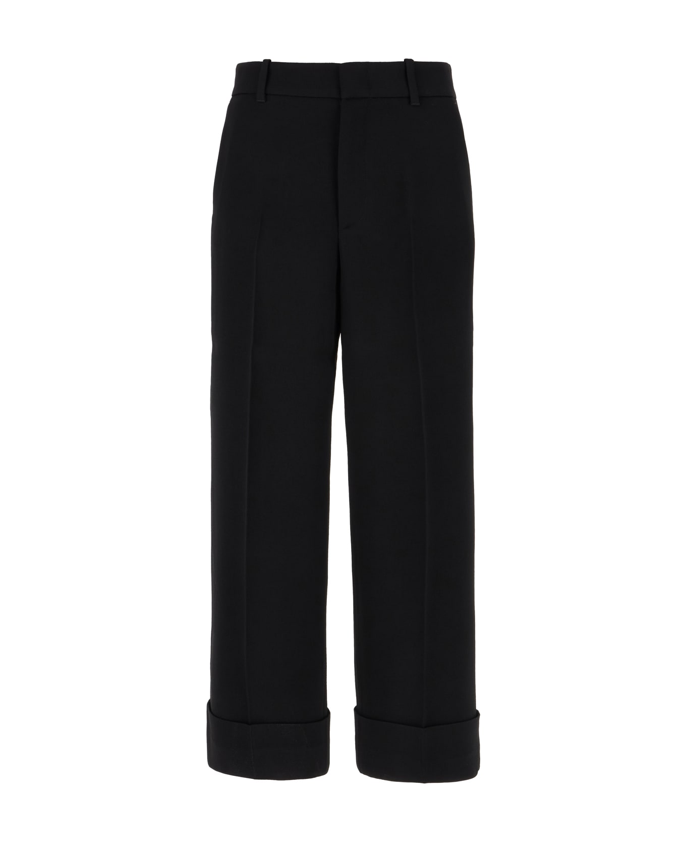 Gucci Black Viscose Pants - Nero