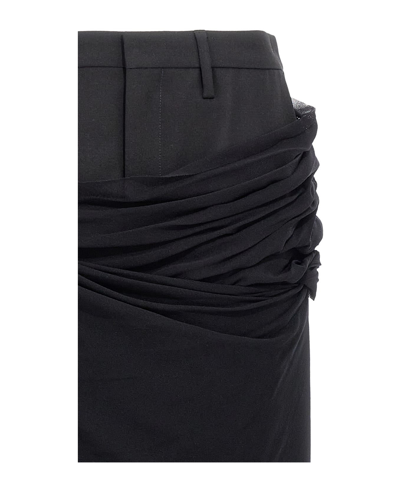 Jean Paul Gaultier Wool Pants - Black  
