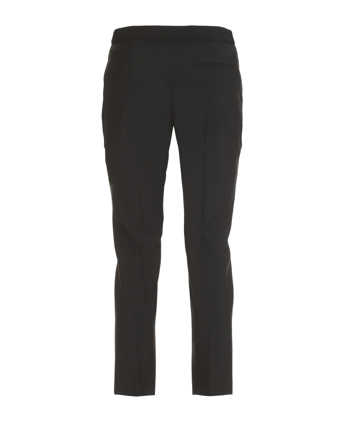 Alexander McQueen Wool Tailored Trousers - black