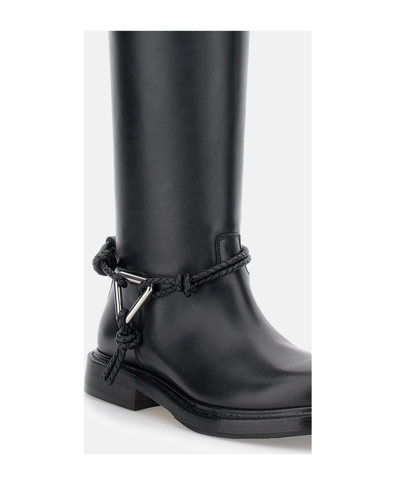 Bottega Veneta Leather Boot - Black