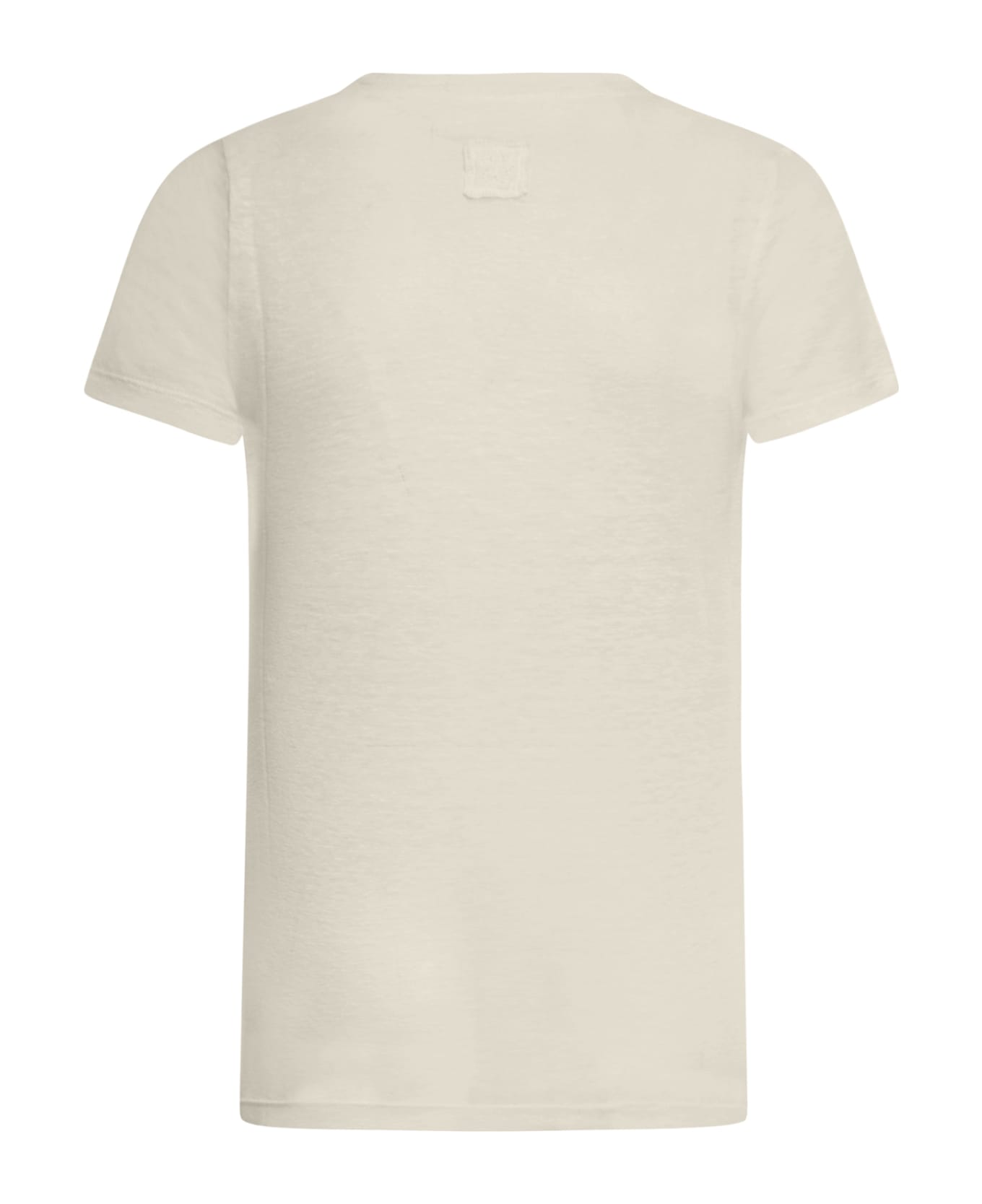120% Lino Short Sleeve Women Tshirt - Safari Soft