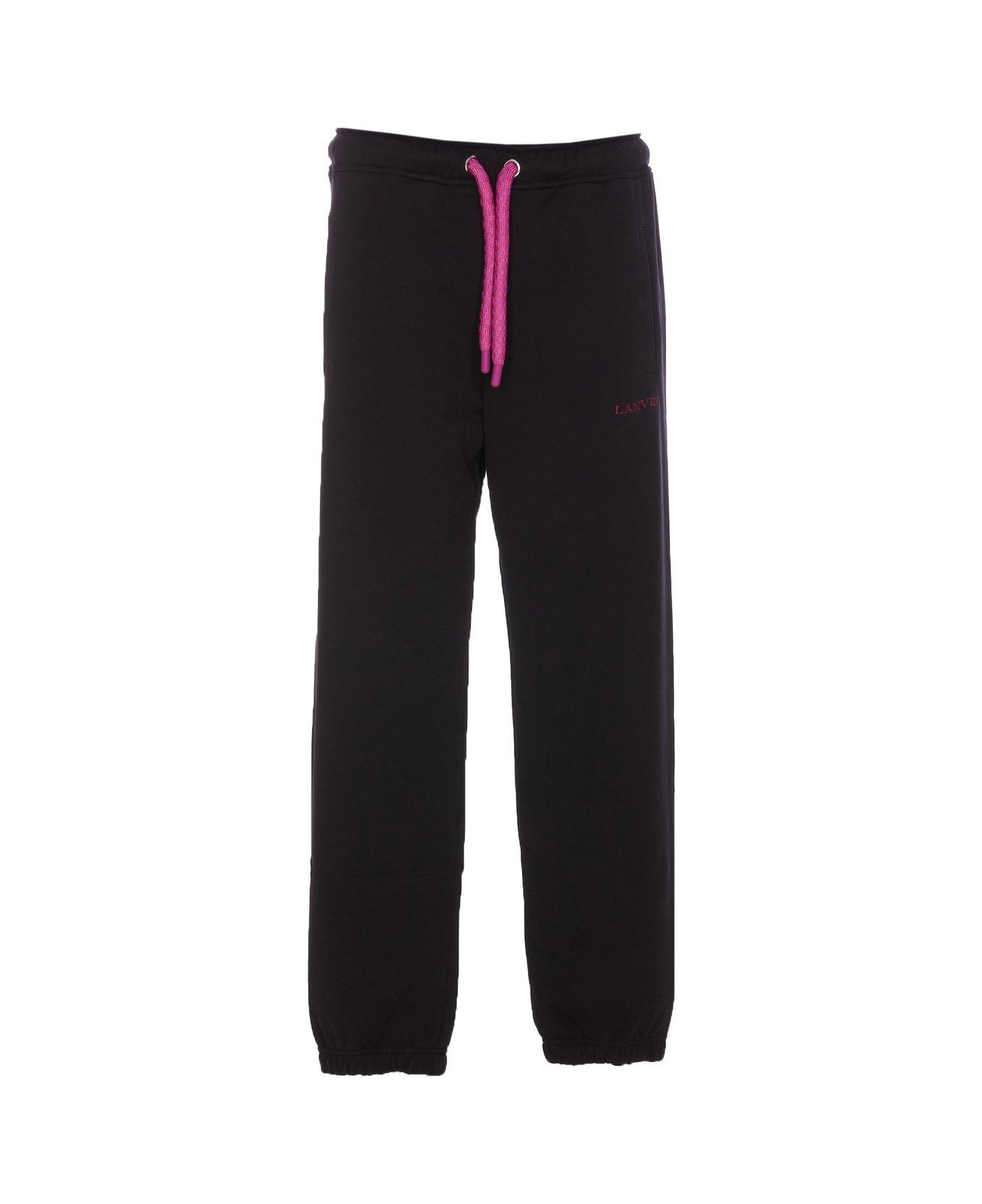 Lanvin Elasticised Waistband Track Pants - Black