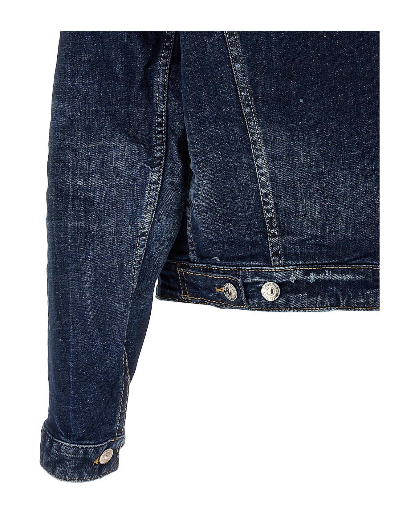 Dsquared2 'dark Perfect Wash Over' Jacket - Blue