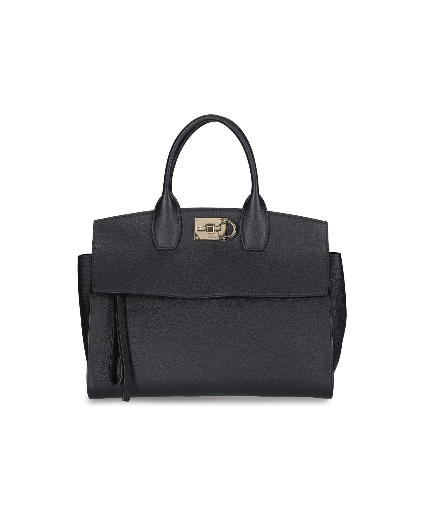 Ferragamo 'studio' Medium Hand Bag - Black   トートバッグ
