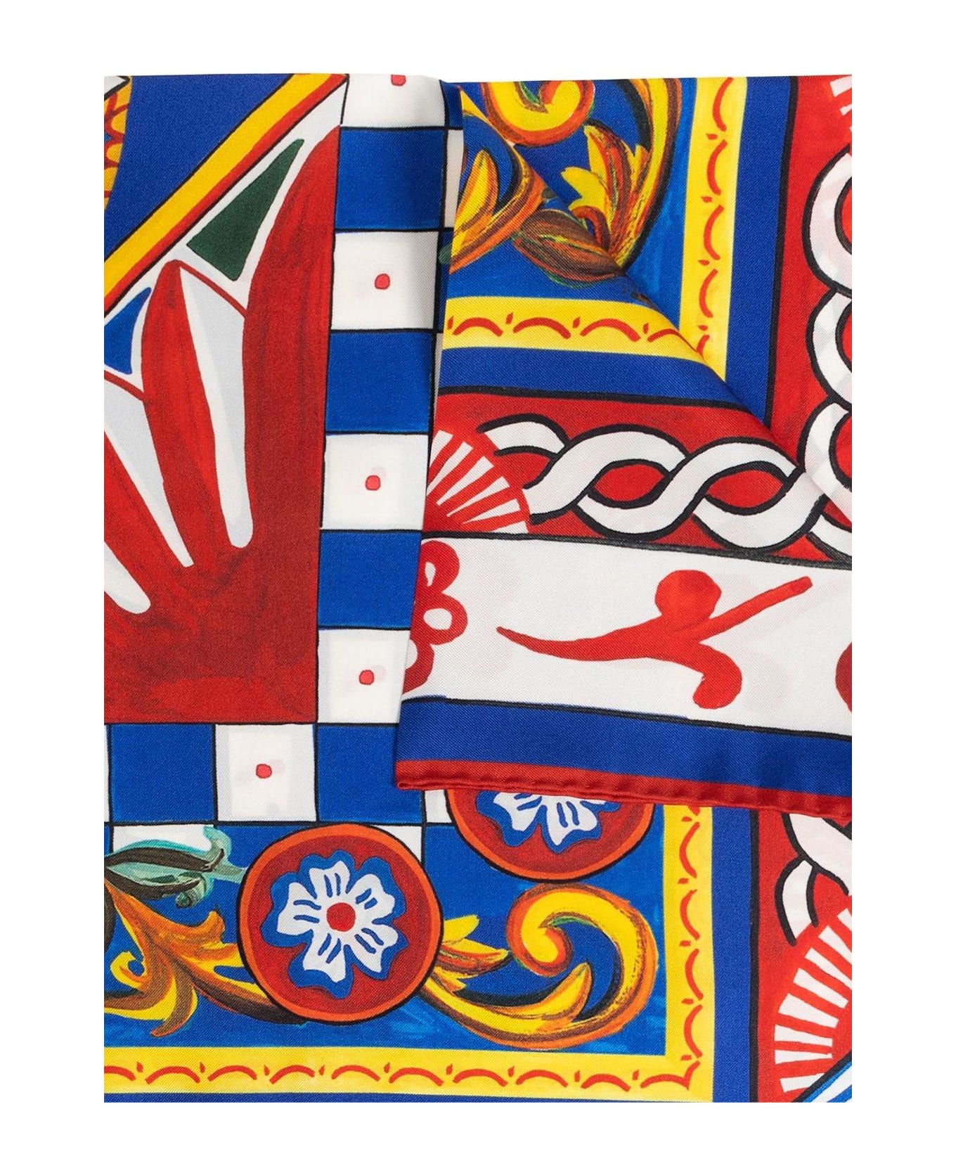 Dolce & Gabbana Carretto Patterned Scarf | italist