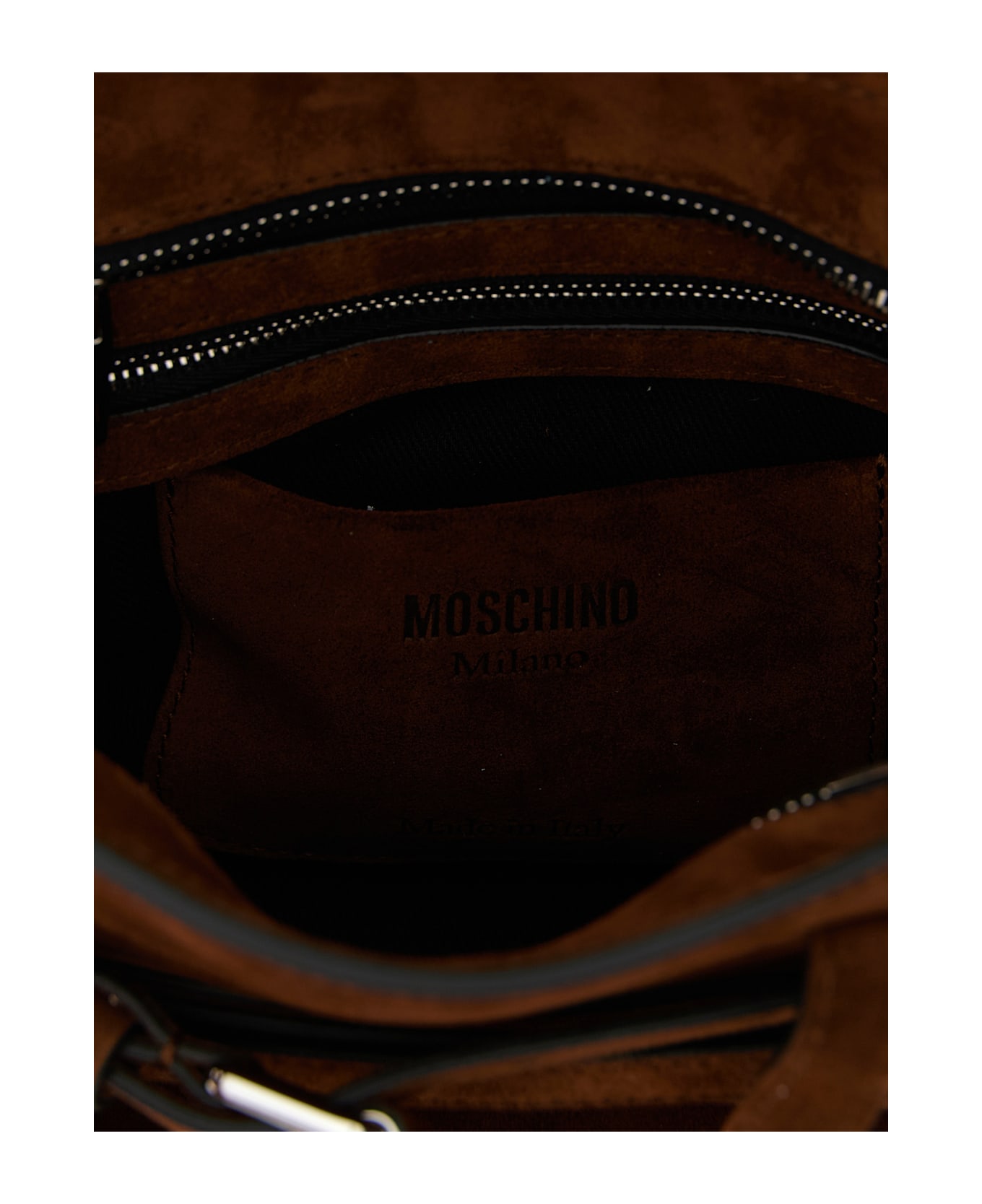 Moschino 
tie Me
 Small Handbag - Brown