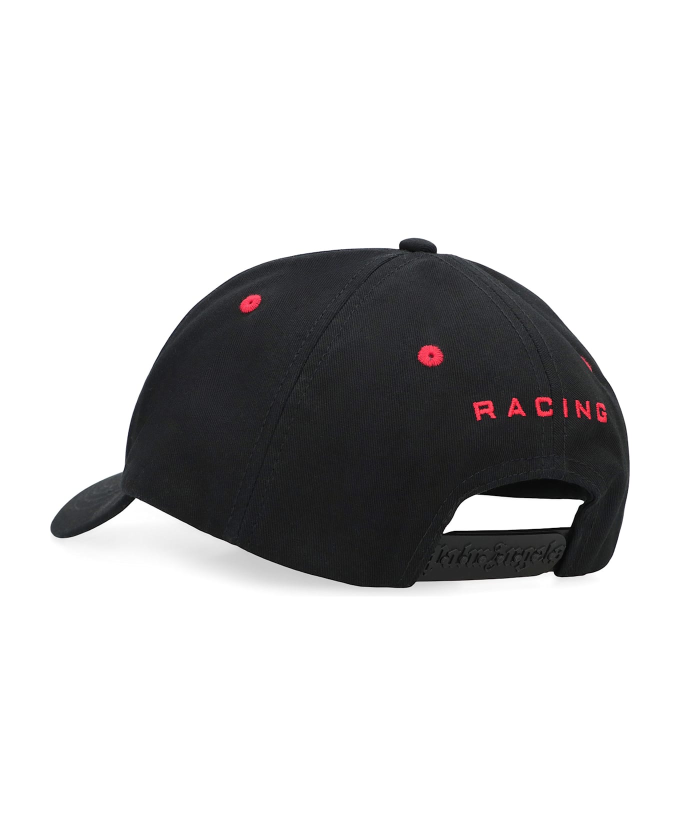 Palm Angels Baseball Cap Racing Monogram - black