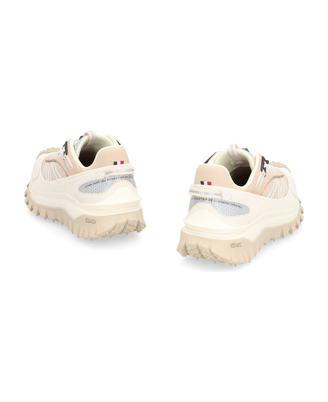 Moncler Trailgrip Fabric Low-top Sneakers - Beige スニーカー