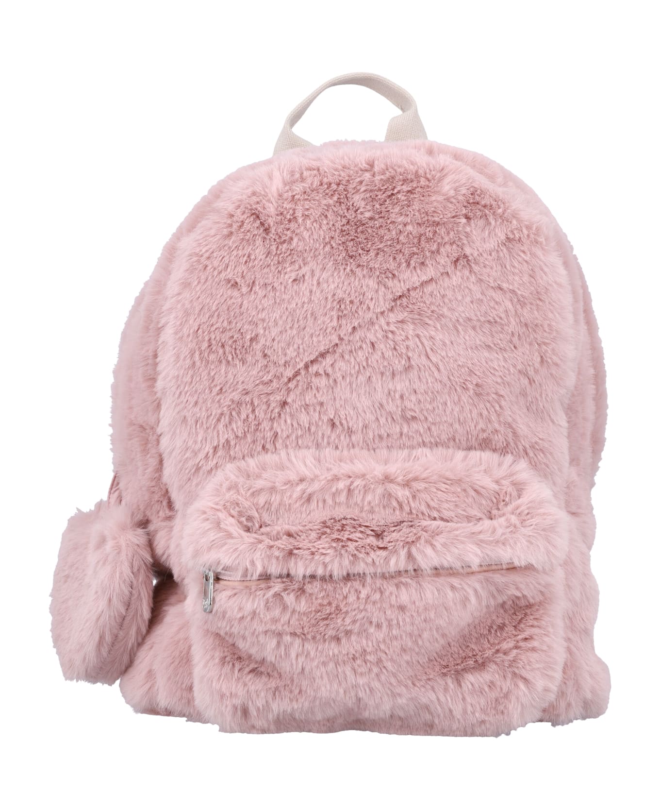 Il Gufo Fur Backpack - ROSE