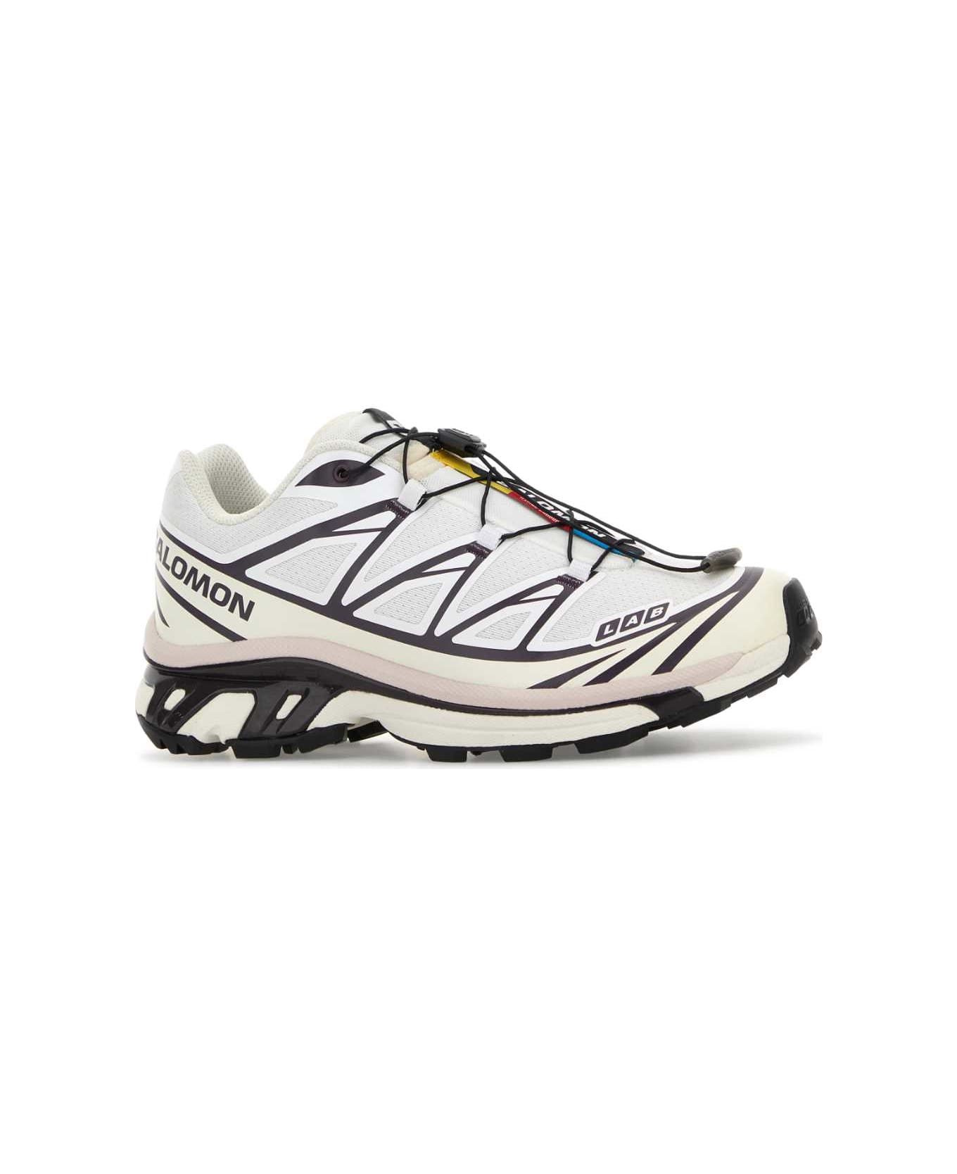 Salomon Two-tone Mesh And Fabric Xt-6 Sneakers - WHIVANICEPLUMPER