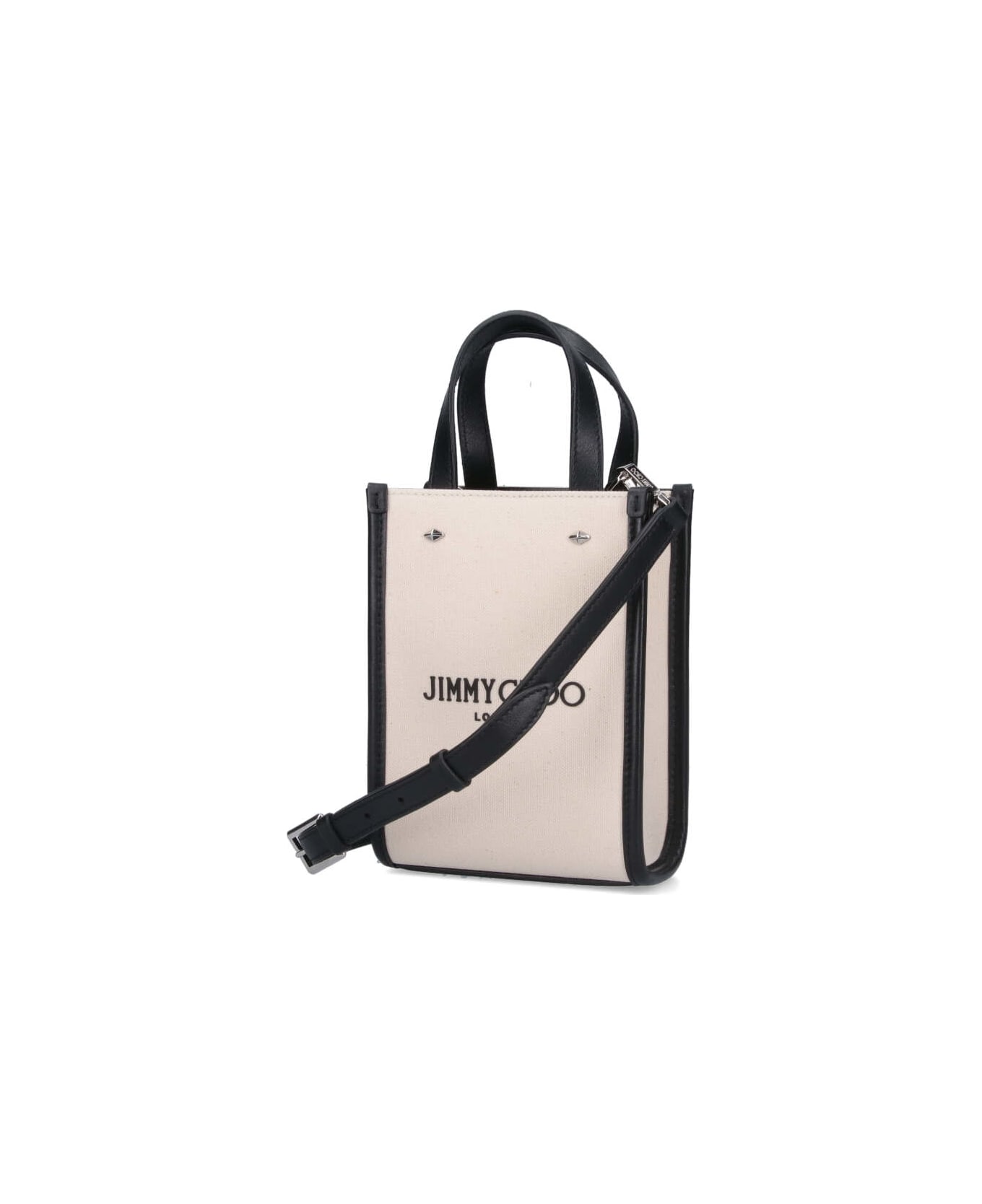 Jimmy Choo N/s Mini Tote Bag - Crema