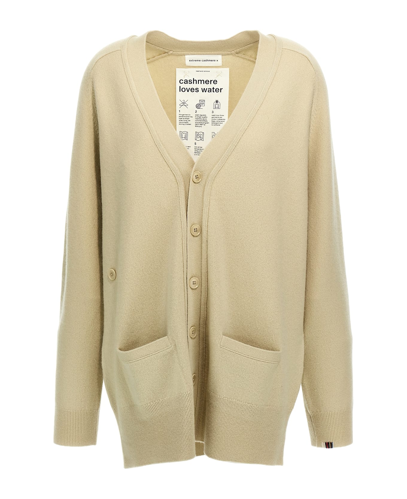 Extreme Cashmere 'n.117 Cardigan Desert' Cardigan - Beige